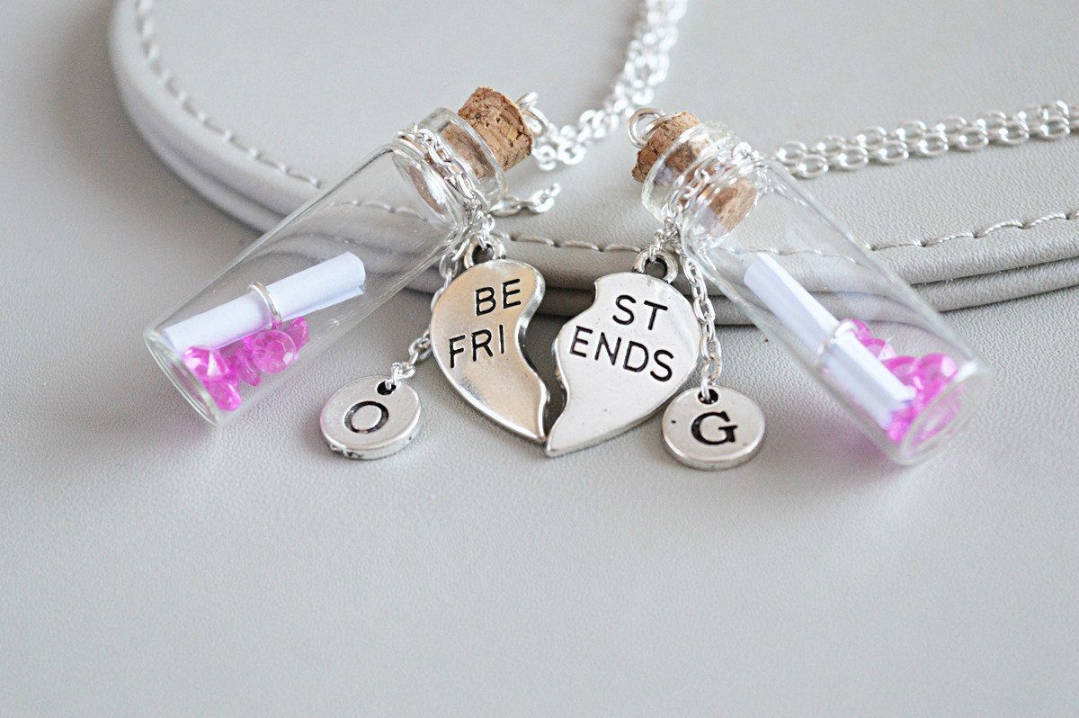 Friendship Necklaces For 2, Best Friend Necklaces For 2, Bff Within Most Recently Released Best Friends Heart & Key Necklaces Pendant Necklaces (View 23 of 25)