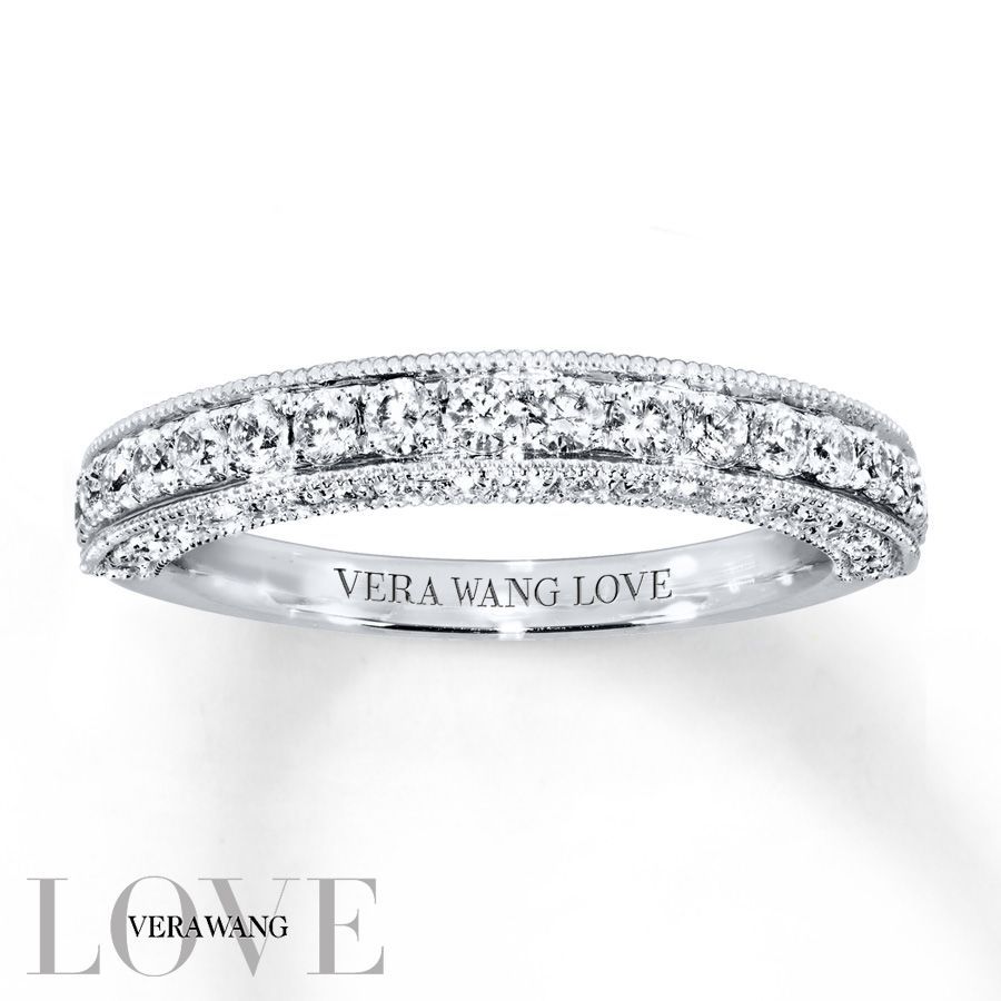 From The Vera Wang Love Collection, This Exceptional Wedding With Regard To Most Popular Vera Wang Love Collection Diamond Anniversary Bands In White Gold (View 7 of 25)