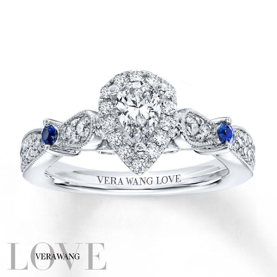 From The Vera Wang Love Collection, This Gorgeous Engagement Intended For Recent Vera Wang Love Collection Diamond Anniversary Bands In White Gold (View 15 of 25)