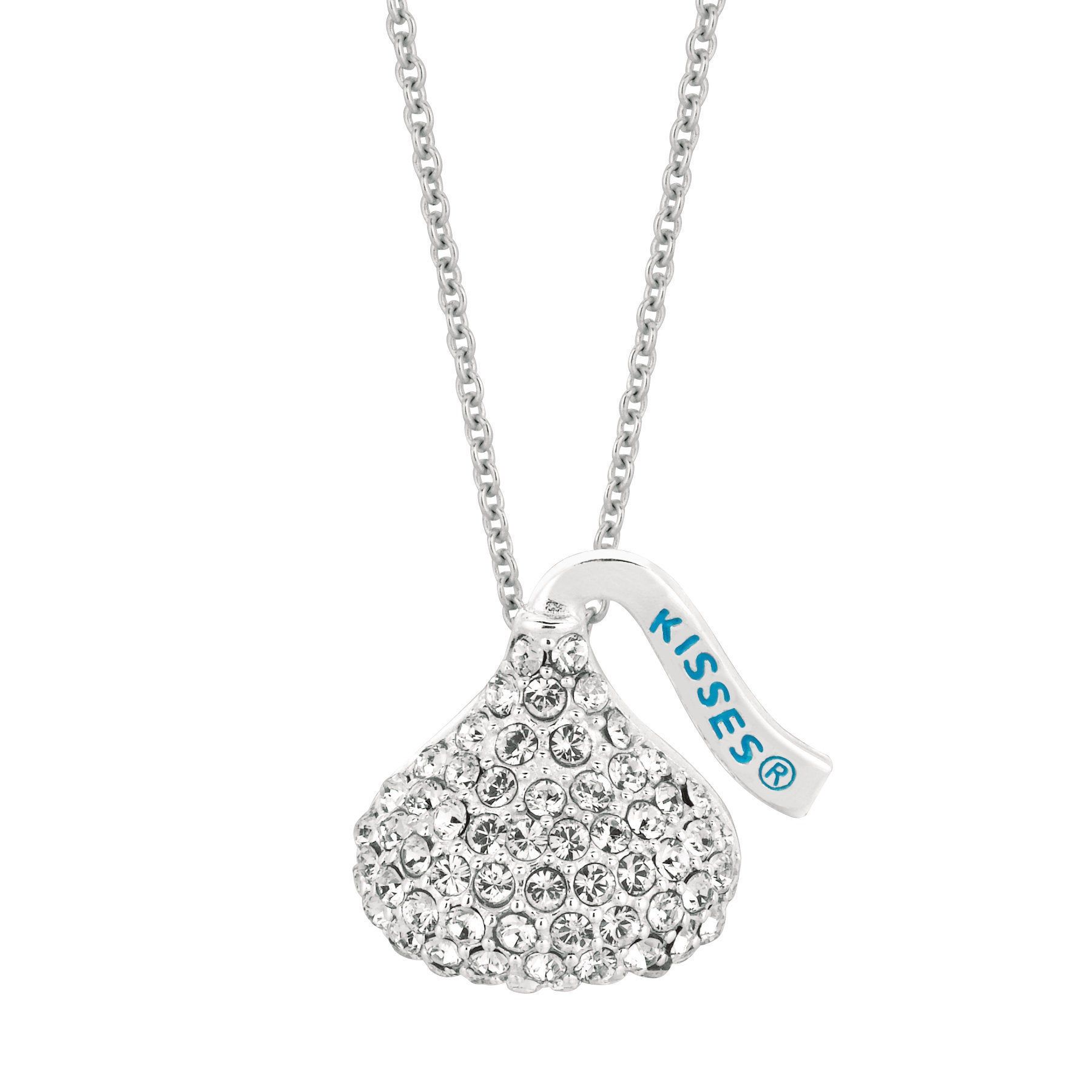 Hershey's Kisses Brass Swarovski Elements Women's 18 Inch Medium Flat Back  Pendant With 2020 Sparkling Infinity Locket Element Necklaces (View 23 of 25)