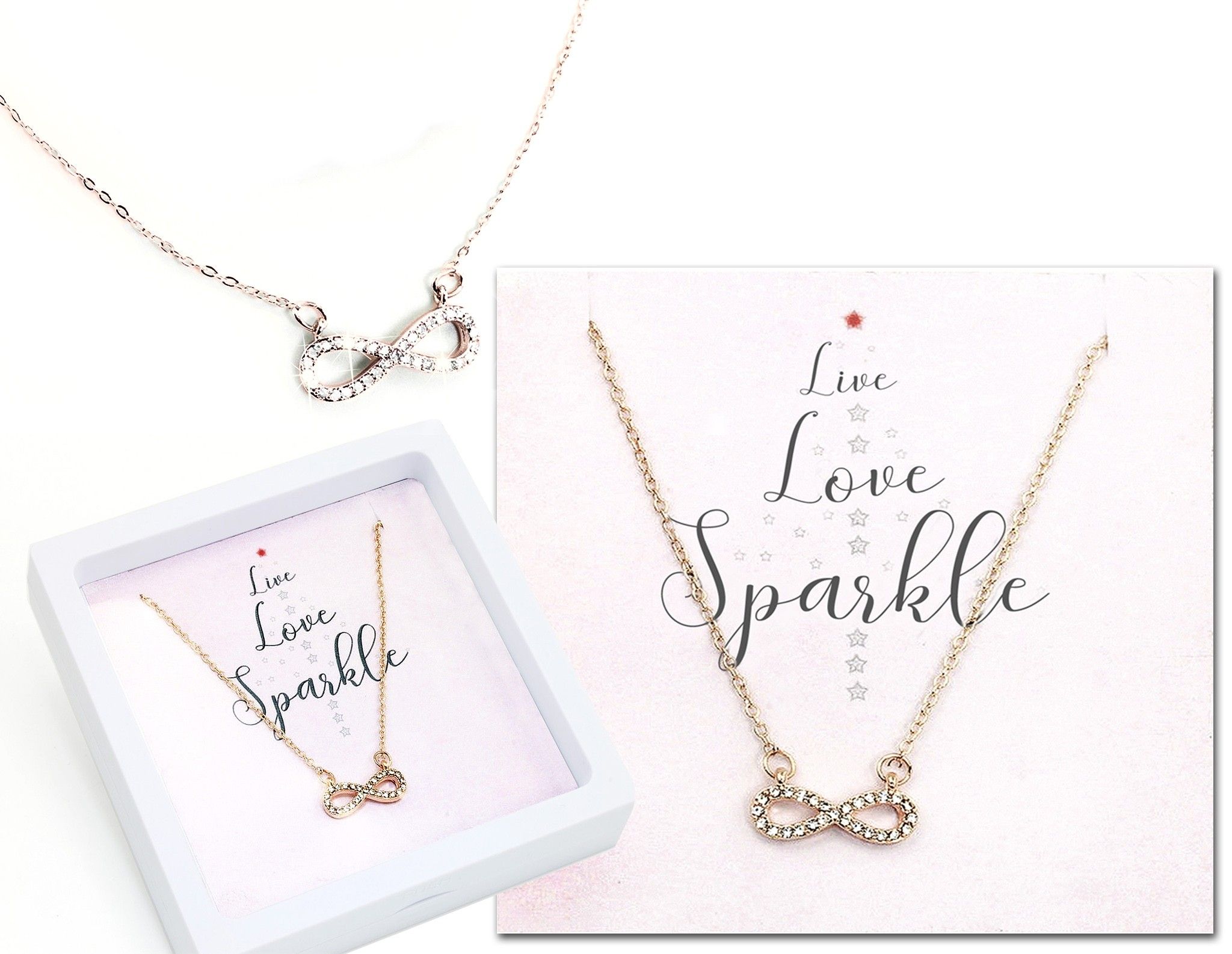 Infinity Pendant Love Live Sparkle – Sets With Regard To Current Sparkling Infinity Locket Element Necklaces (View 10 of 25)
