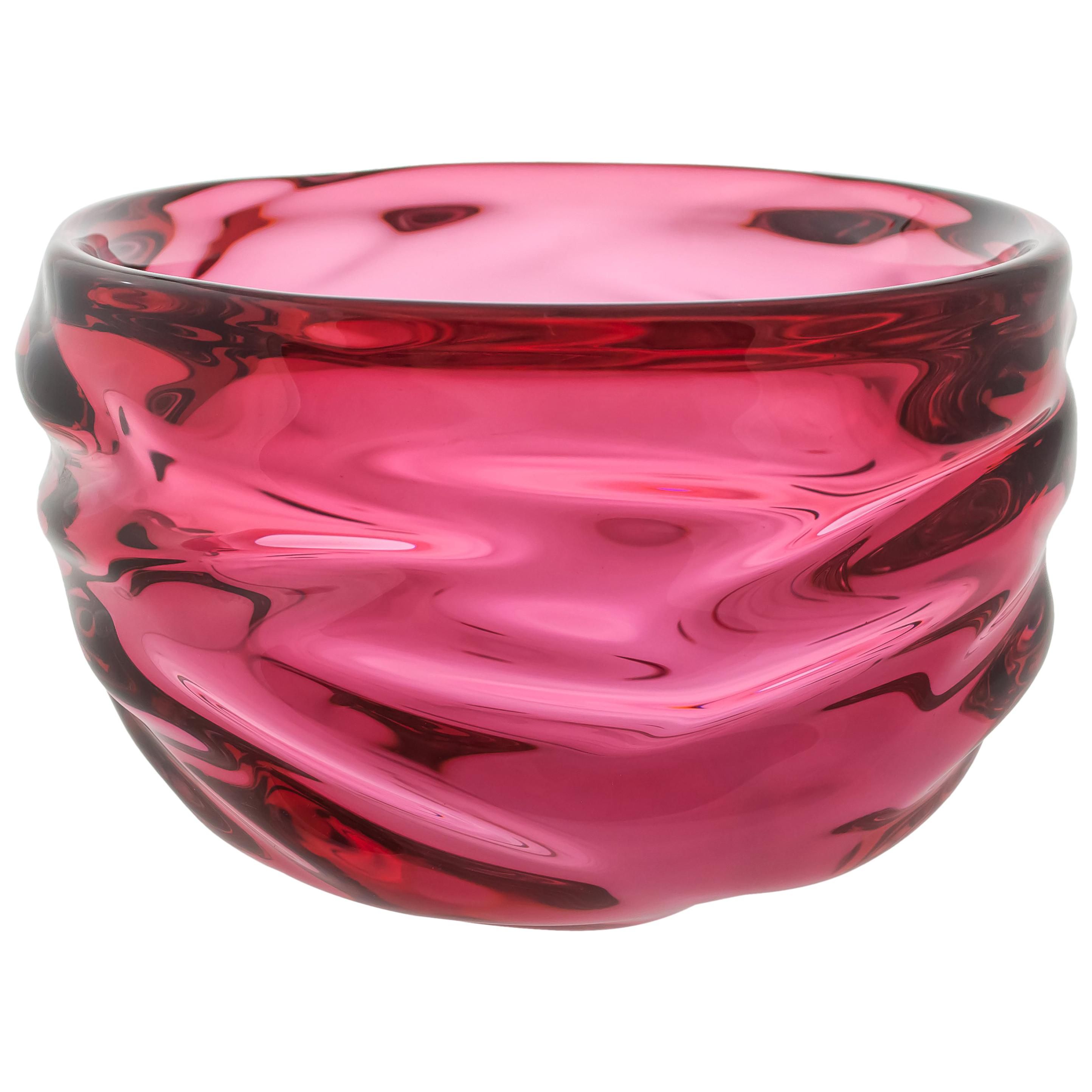 Italian Glass Bowls – 360 For Sale On 1stdibs With Regard To Newest Pink Murano Glass Leaf Rings (View 9 of 25)