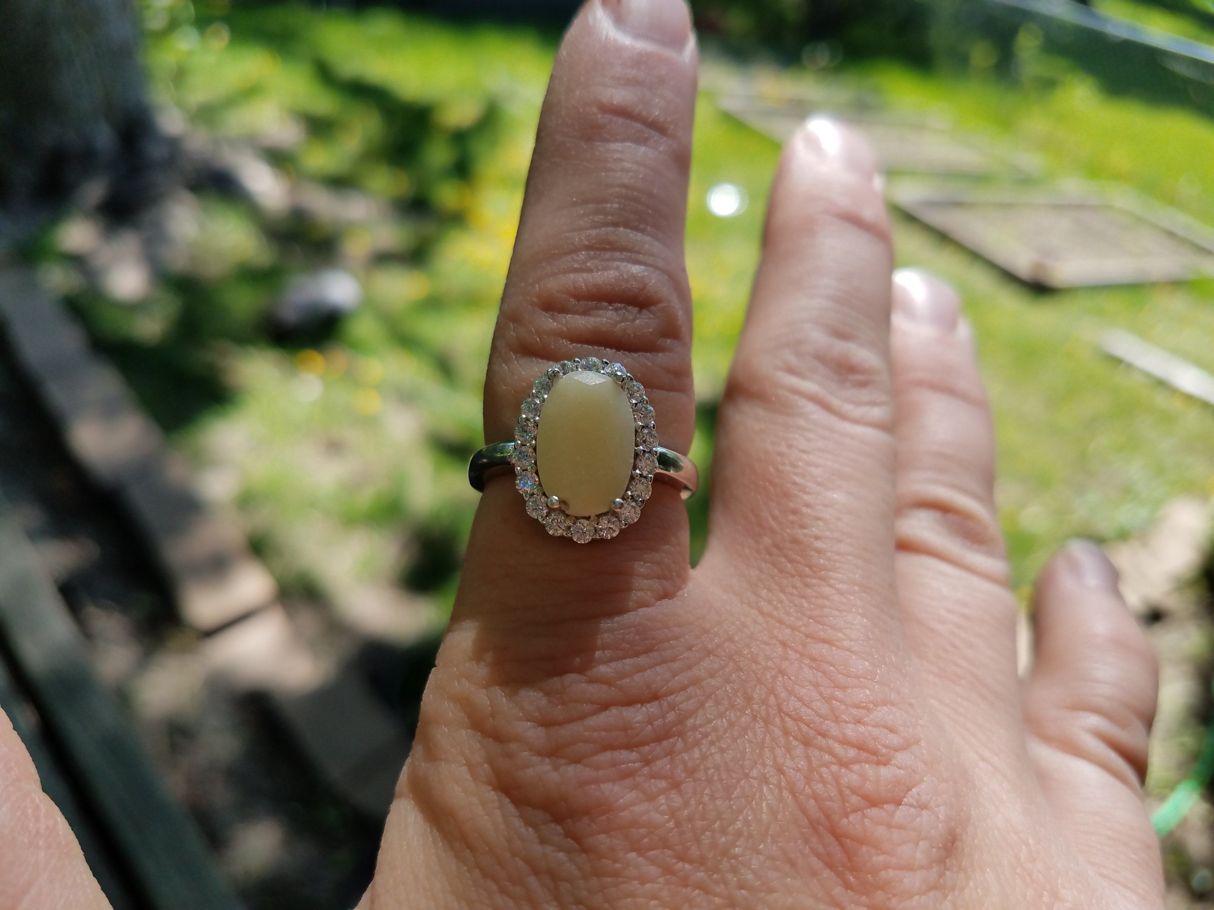 Lily Halo Ring | Products | Rings, Halo Rings, Gemstone Rings With Regard To Most Recent Sparkling Halo Rings (View 23 of 25)