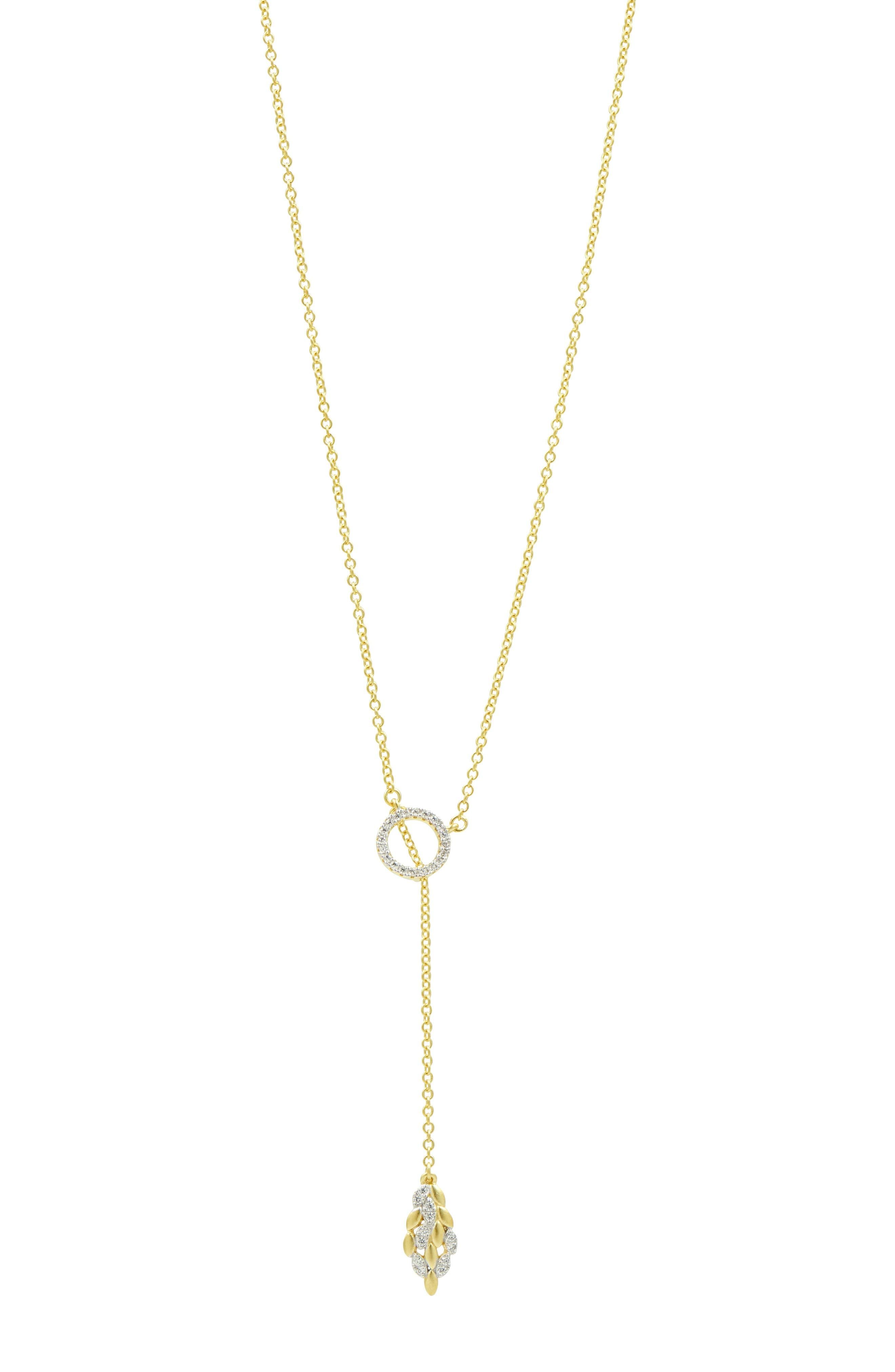 Lyst – Freida Rothman Fleur Bloom Lariat Necklace In Metallic Throughout Most Recently Released Glorious Bloom Pendant Necklaces (View 23 of 25)