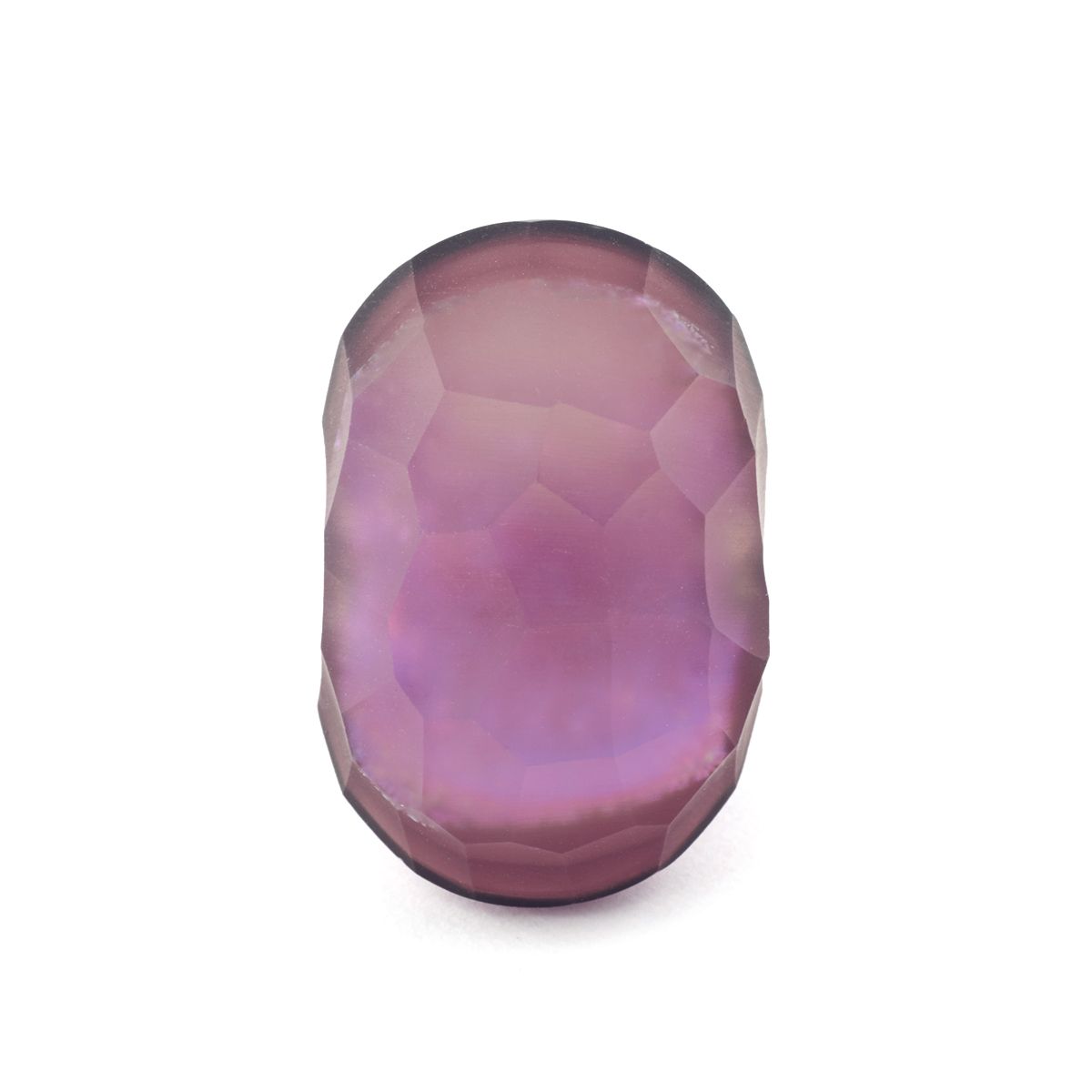 Mauve Shimmer Murano Glass Ringmanuela Zanvettori In Most Popular Pink Murano Glass Leaf Rings (View 4 of 25)