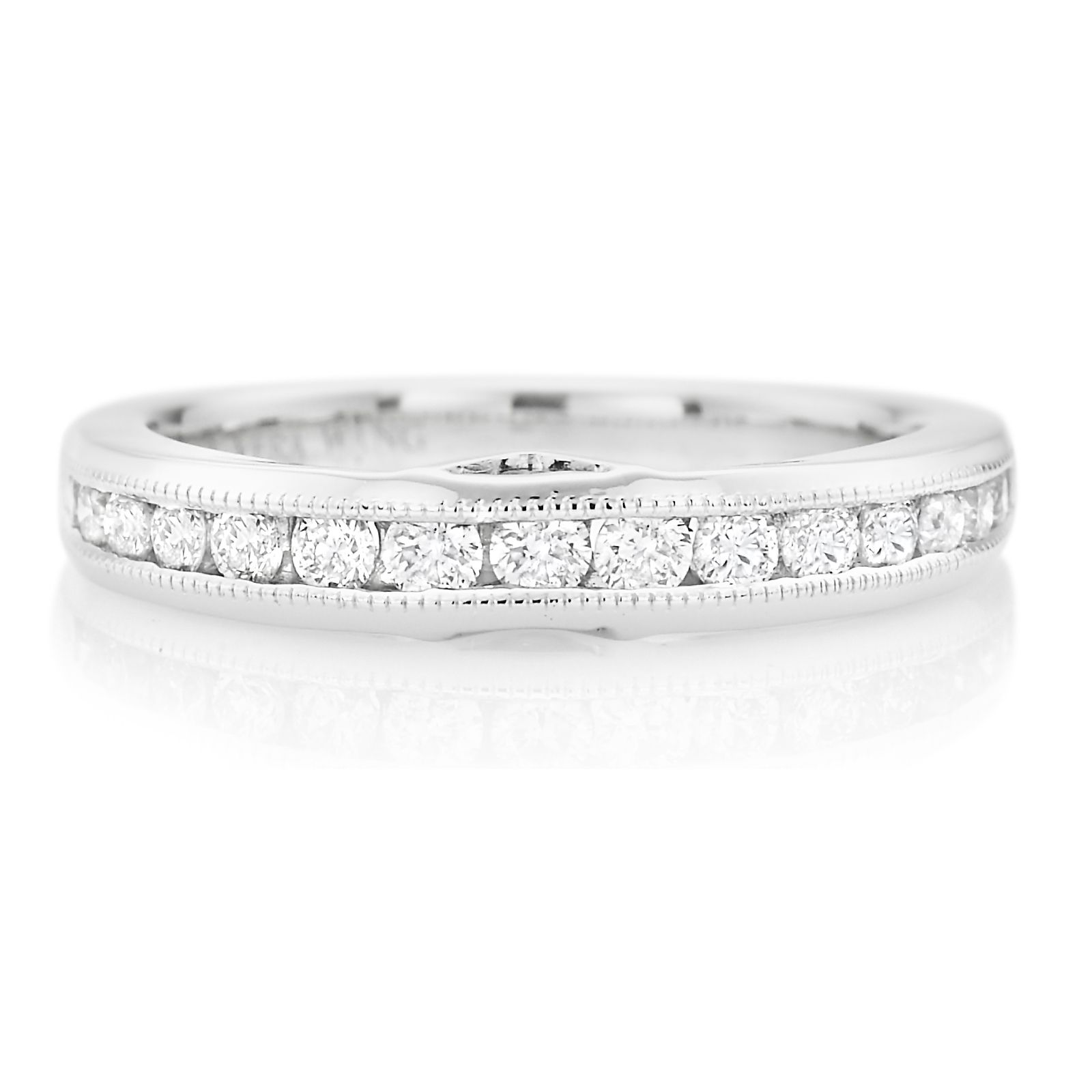 Mazzucchelli's – Celebrating Life's Special Moments Since 1903 For Recent Vera Wang Love Collection Diamond Anniversary Bands In White Gold (Photo 25 of 25)