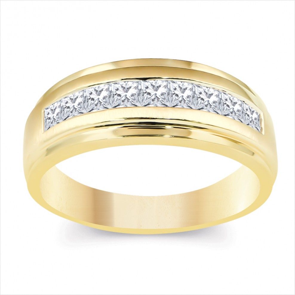 Men's 14k Yellow Gold 1 Ct. T.w (View 4 of 25)