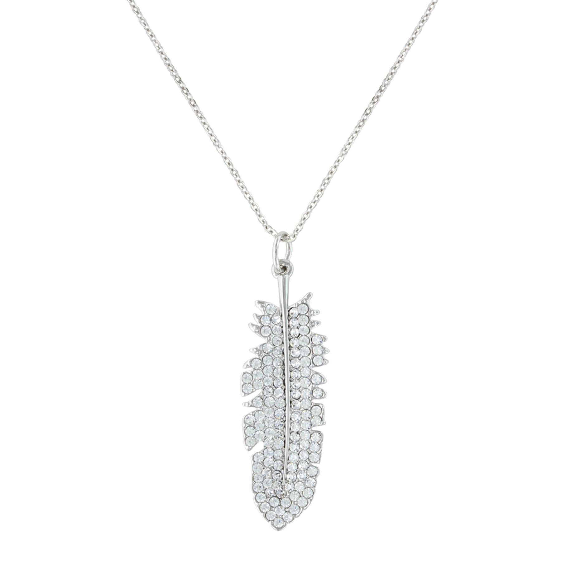 Montana Silversmiths Shimmering Feather Necklace (nc3374cz Intended For Most Popular Shimmering Feather Pendant Necklaces (View 2 of 25)