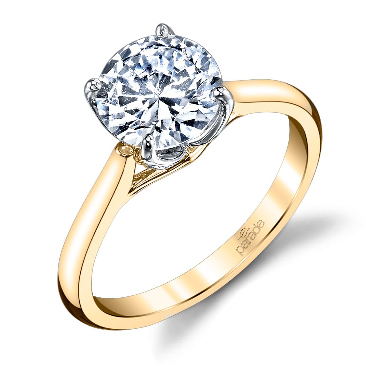 New Classic Bridal R3671 For Most Recently Released Polished Crown Rings (View 18 of 25)