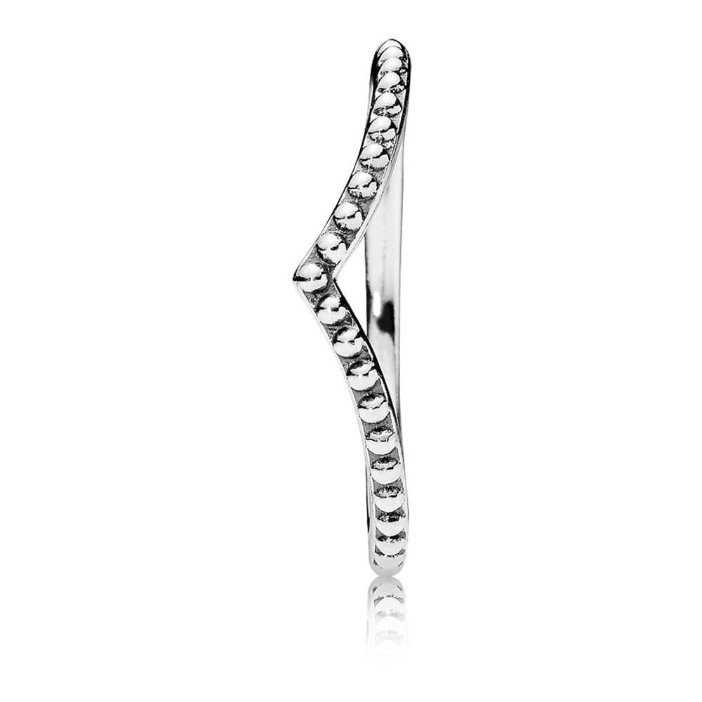 Pandora Beaded Wishbone Ring Regarding Most Current Beaded Wishbone Rings (View 1 of 25)