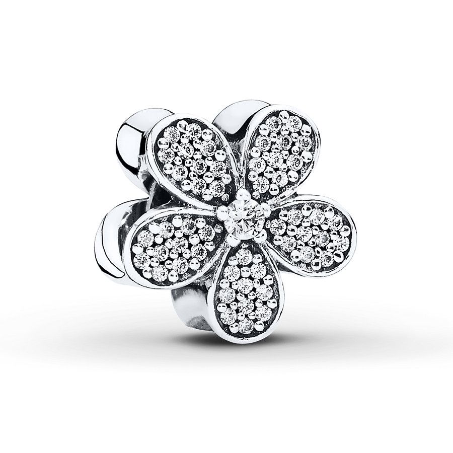 Pandora Charm Dazzling Daisy Sterling Silver With Regard To Newest Sparkling Daisy Flower Rings (View 23 of 25)