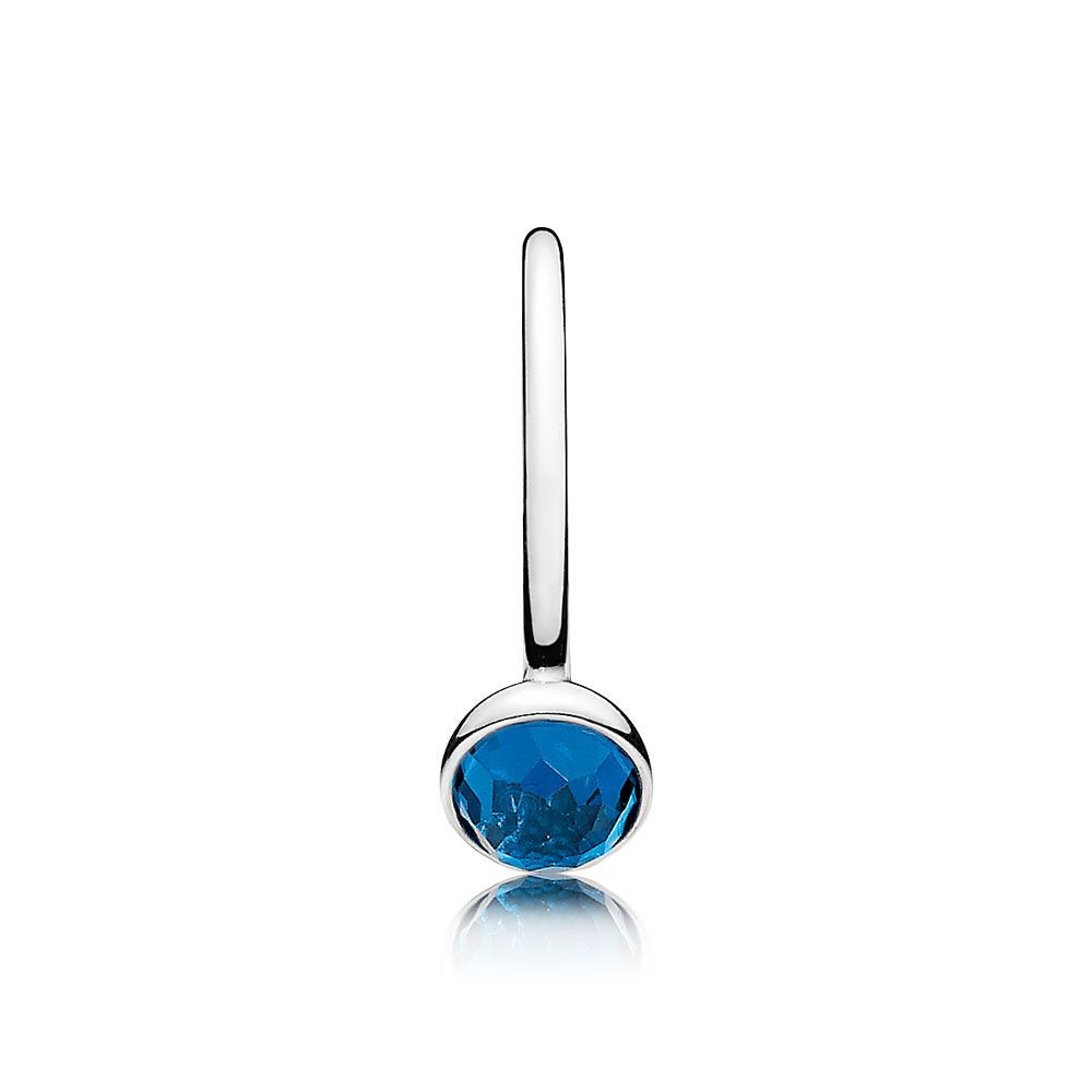 Pandora December Droplet Ring, London Blue Crystal 191012nlb Intended For 2020 London Blue Crystal December Droplet Pendant Necklaces (View 5 of 25)