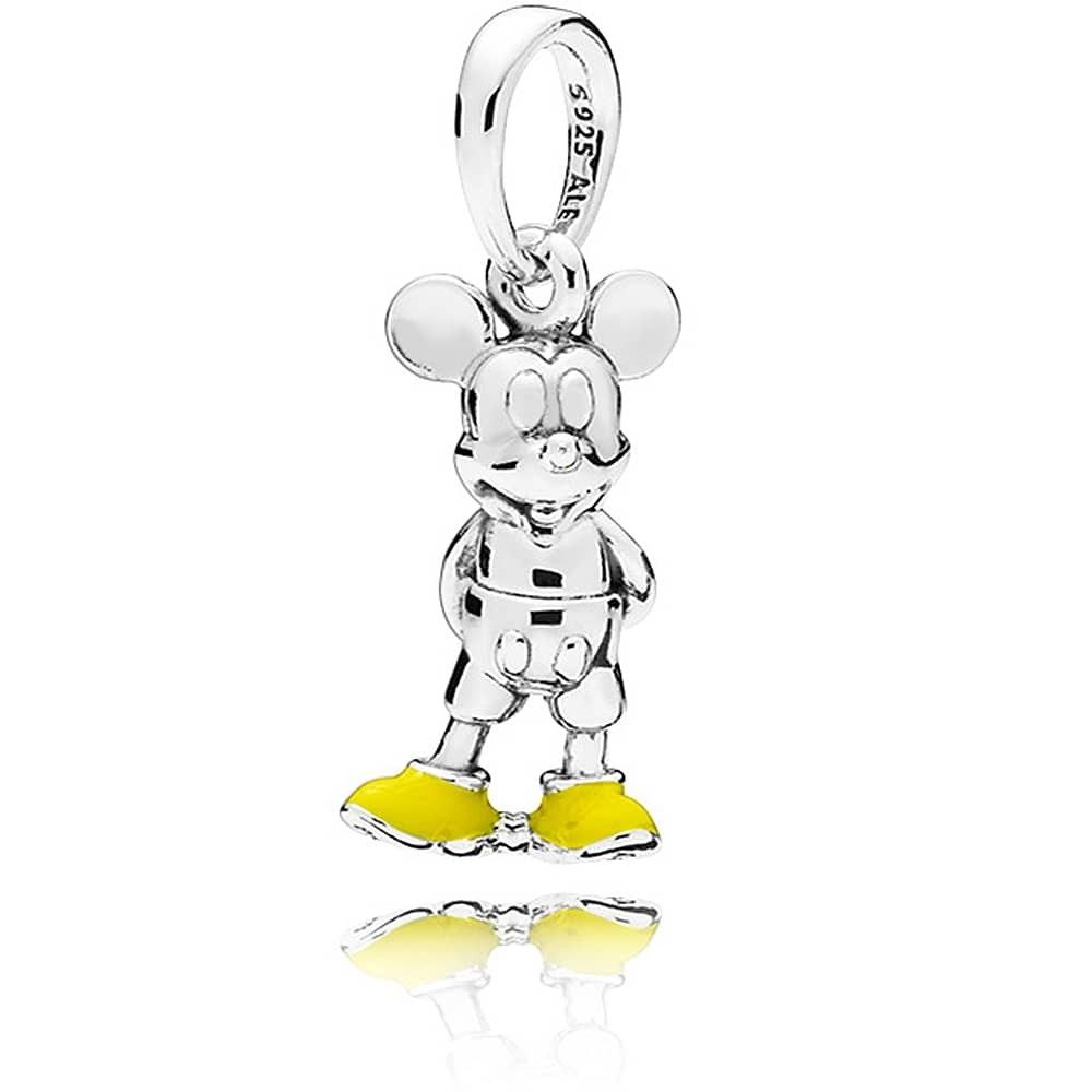 Pandora Disney Classic Mickey Pendant Charm 397394en06 Throughout 2020 Disney Classic Mickey Pendant Necklaces (View 13 of 25)
