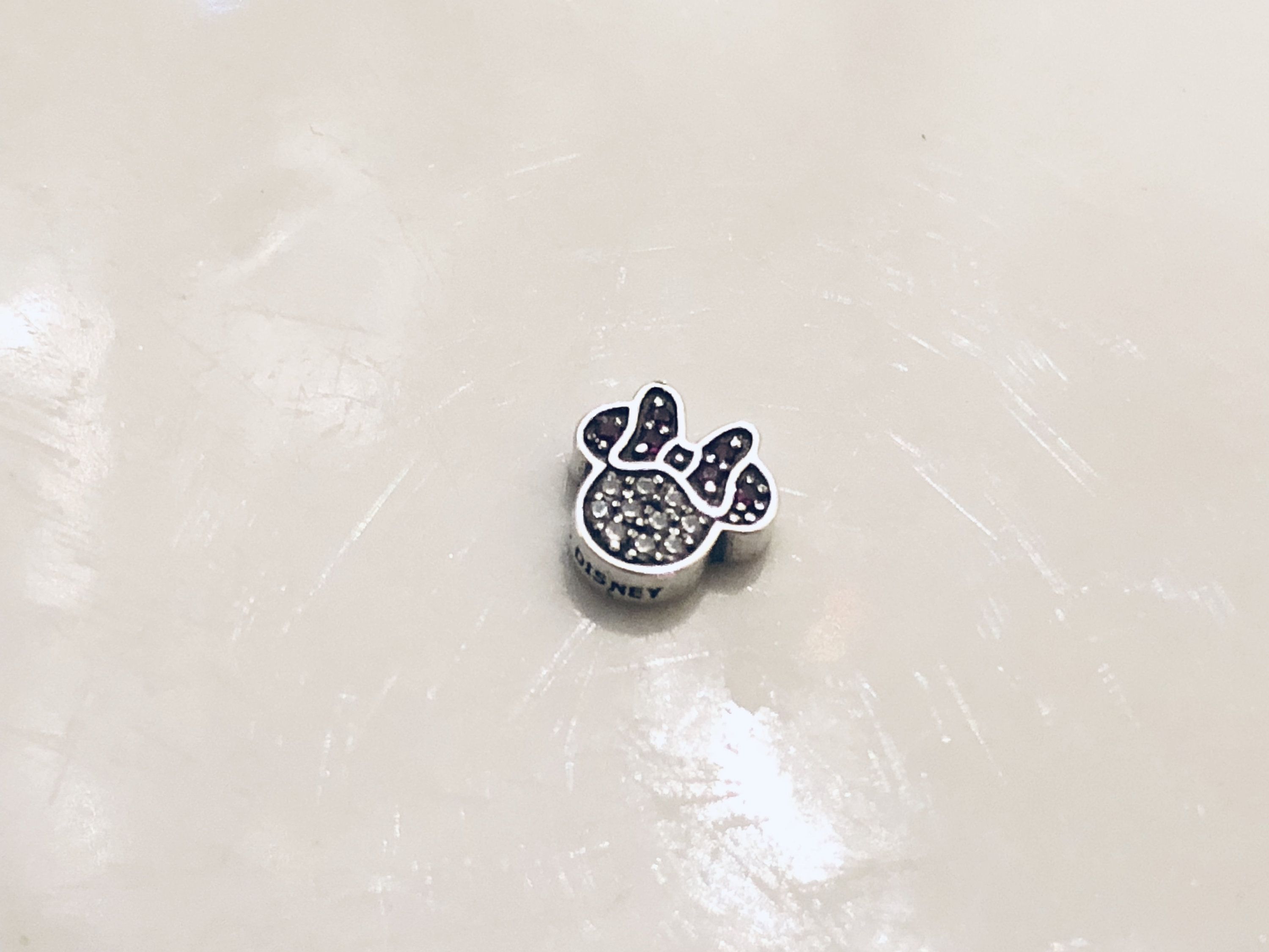 Pandora Disney Minnie Mouse Icon Petite Locket Charm Intended For Current Disney, Sparkling Minnie Icon Petite Locket Charm Necklaces (View 6 of 25)