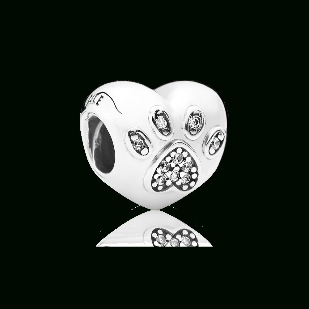 Pandora Dog Charm | Pandora Bracelet | Pandora Dog Charm, Pandora Uk With Regard To Current Clear Heart Beaded Rings (View 14 of 25)