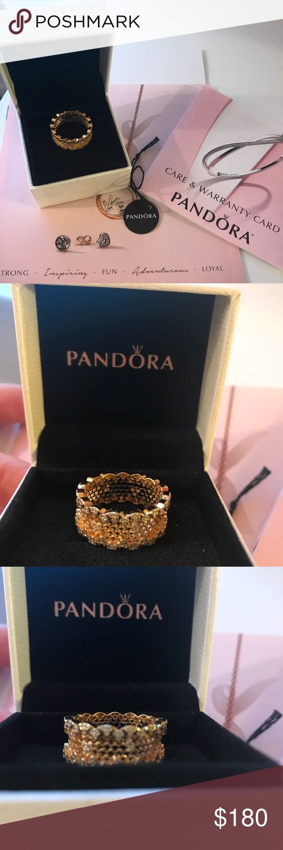 Pandora Honeycomb Lace Ring 2018 This Is From The Latest Pandora Inside Most Up To Date Honeycomb Lace Rings (View 15 of 25)