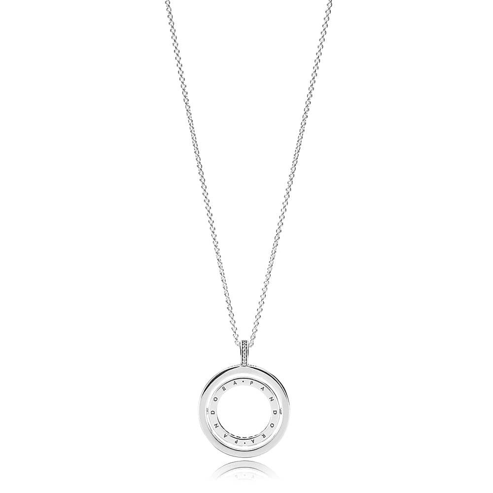 Pandora Logo Jewellery Set D6gs6 For Most Recently Released Pandora Logo Pavé Pendant Necklaces (View 19 of 25)