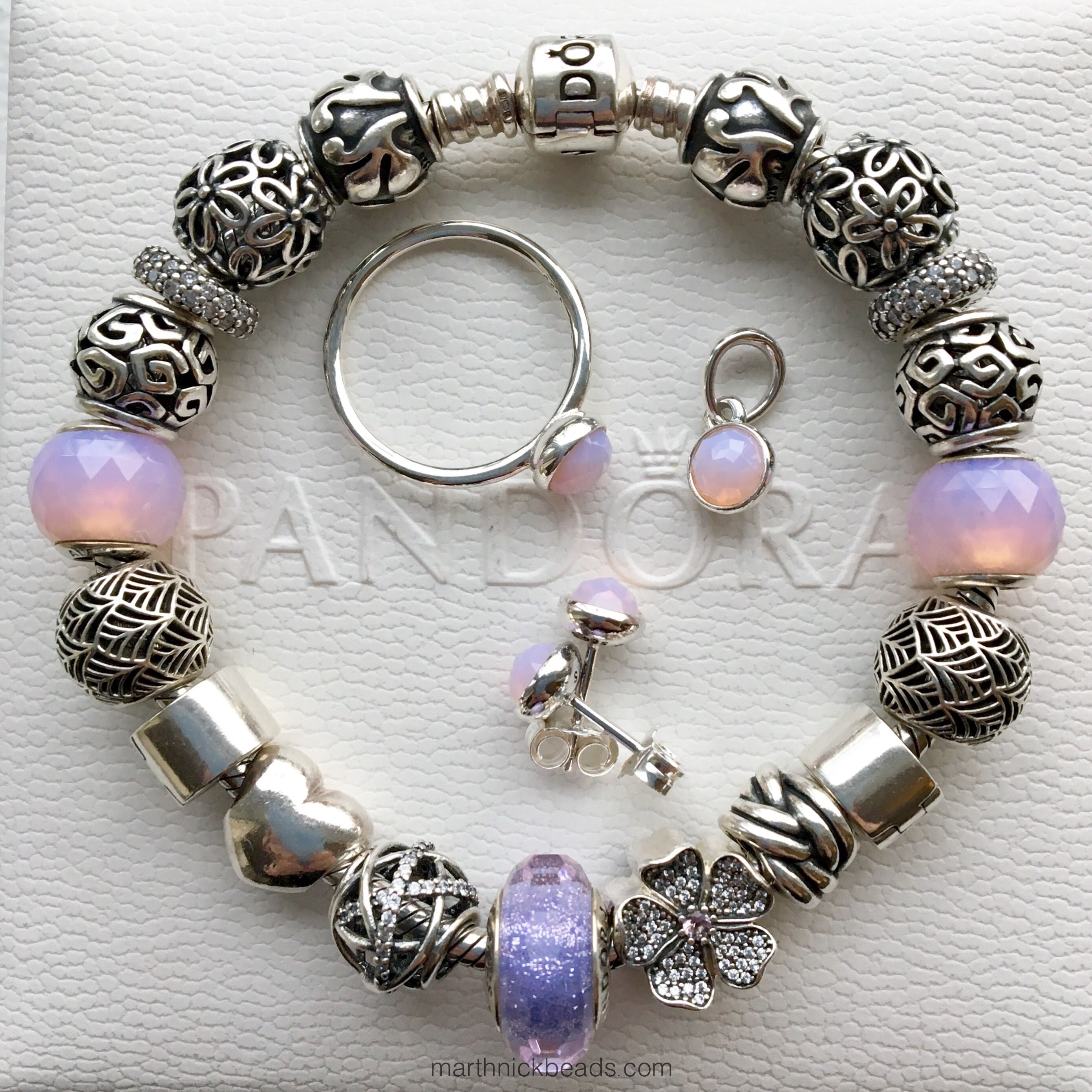 Pandora Opalescent Pink Crystal! – Marthnickbeads With Recent Opalescent Pink Crystal October Droplet Pendant Necklaces (View 18 of 25)