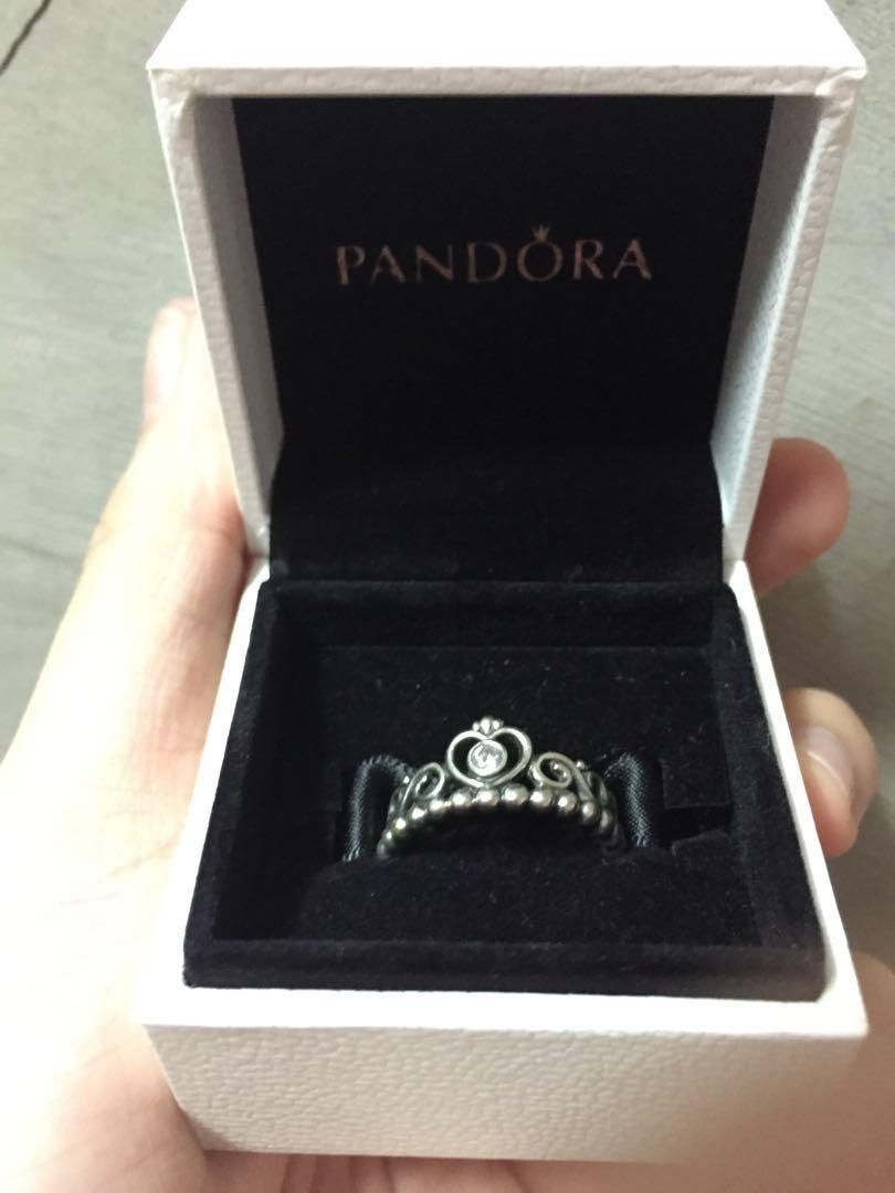 Pandora Princess Tiara Crown Ring On Carousell Inside Most Popular Princess Tiara Crown Rings (View 12 of 25)