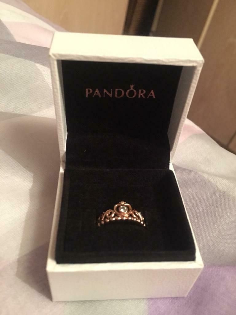 Pandora Princess Tiara Crown Ring Rose Gold | In Poole, Dorset | Gumtree Within Most Recent Princess Tiara Crown Rings (View 10 of 25)
