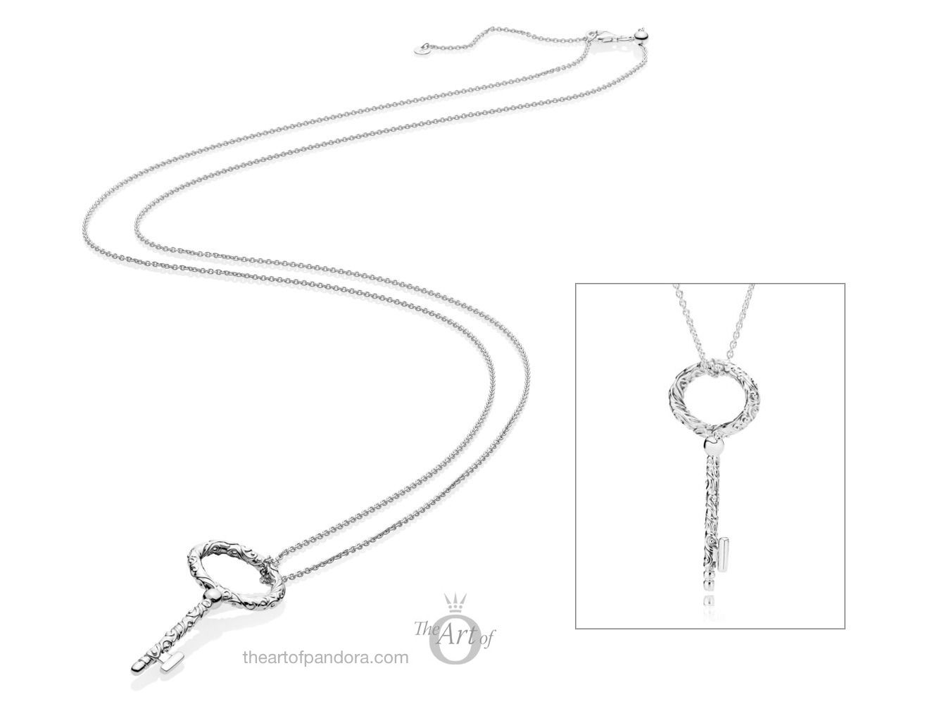 Pandora Regal Key Necklace 397676 – The Art Of Pandora | More Than Intended For Recent Regal Key Pendant Necklaces (View 22 of 25)
