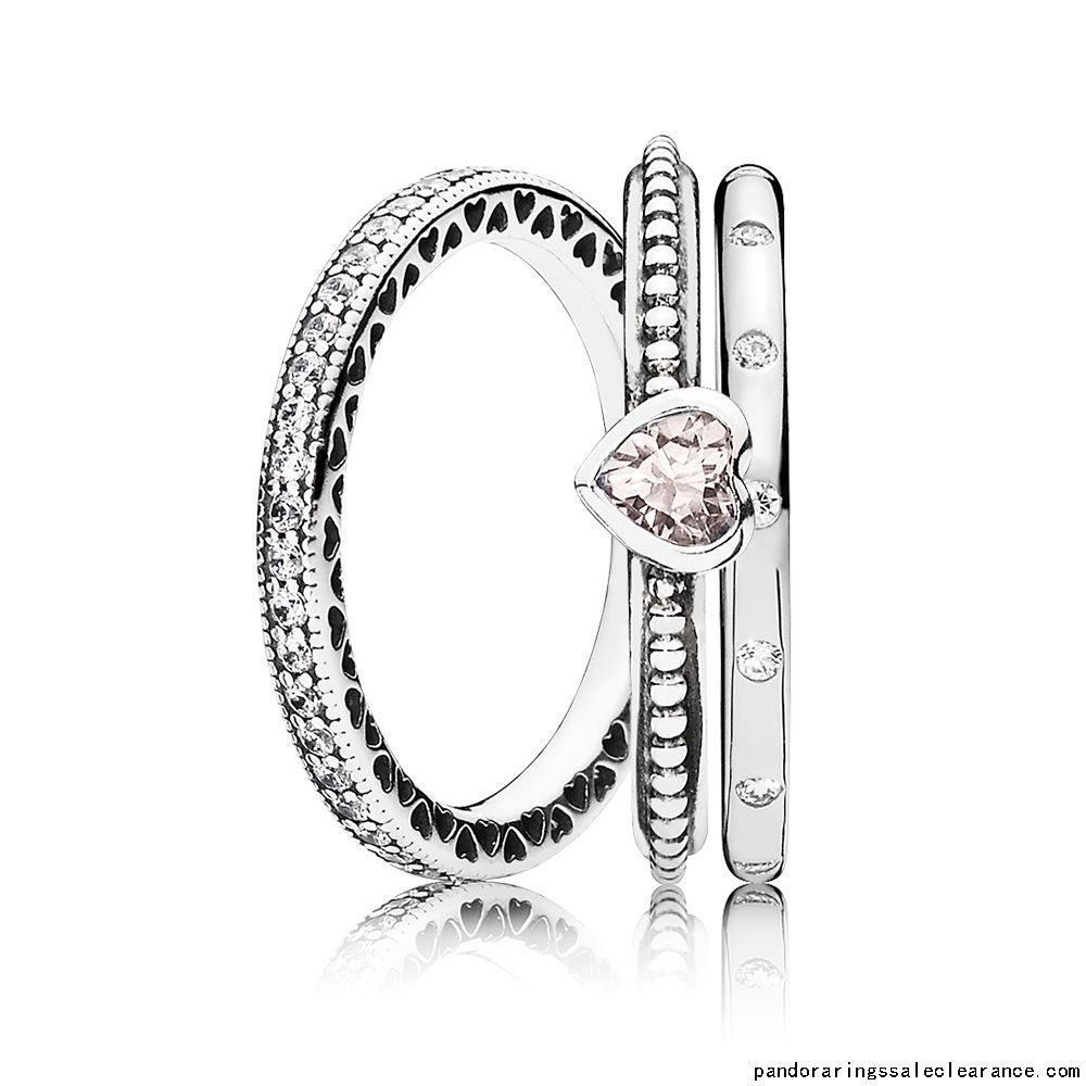 Pandora Rings Sale Clearance Deals Uk Rings Set Sale Free Shipping Throughout Recent Polished & Sparkling Hearts Open Rings (View 20 of 25)