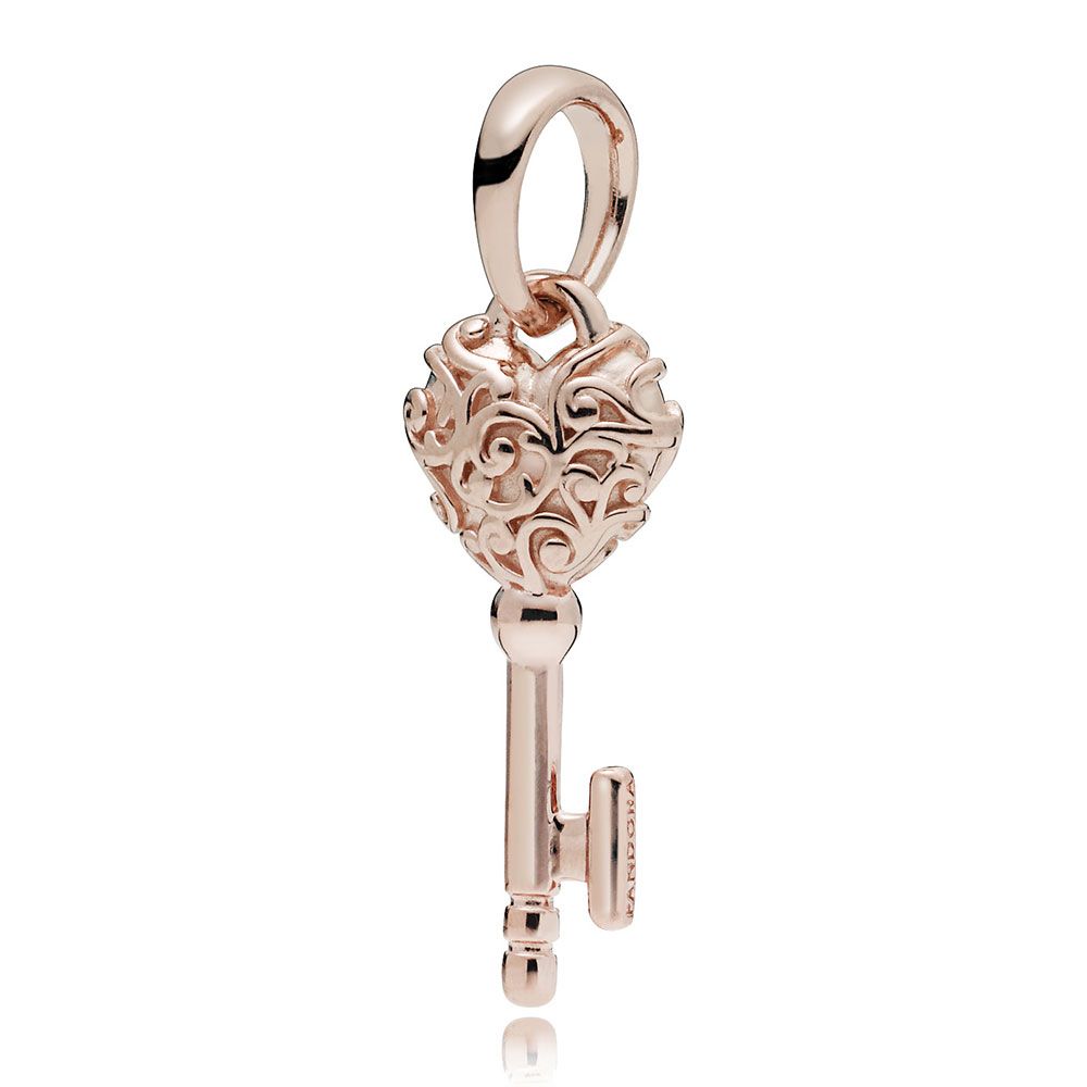 Pandora Rose™ Regal Key Pendant / Charm Regarding Recent Regal Key Pendant Necklaces (View 19 of 25)