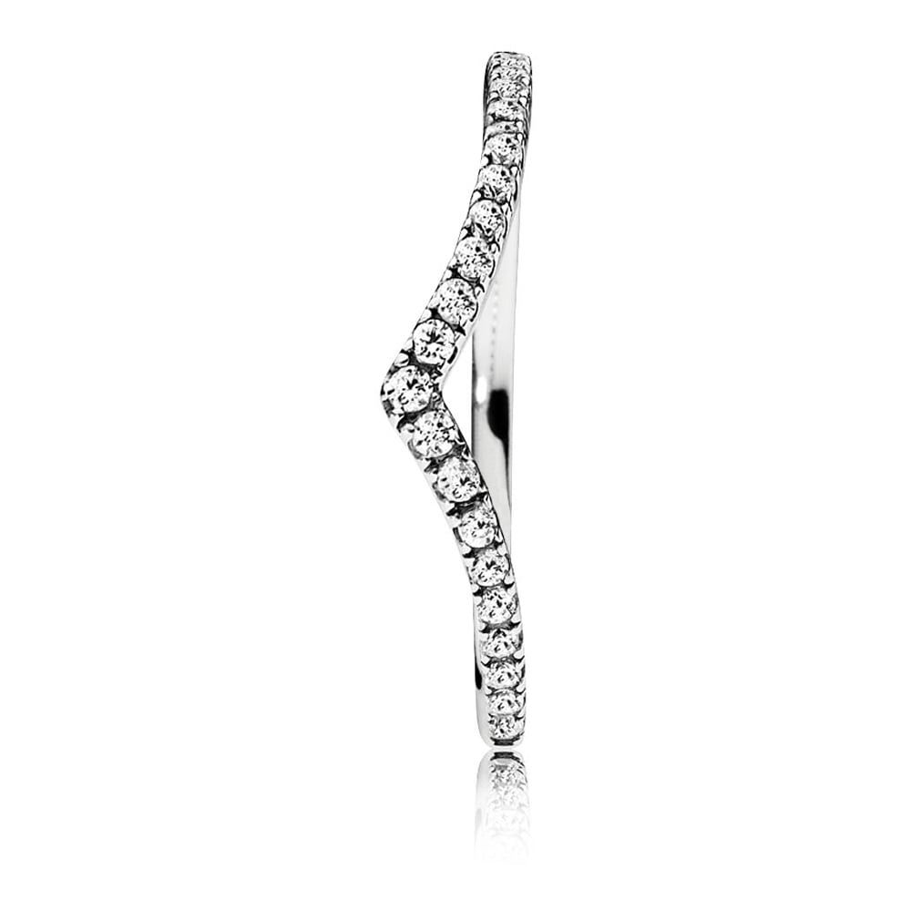 Pandora Shimmering Wishbone Ring For Newest Beaded Wishbone Rings (View 24 of 25)