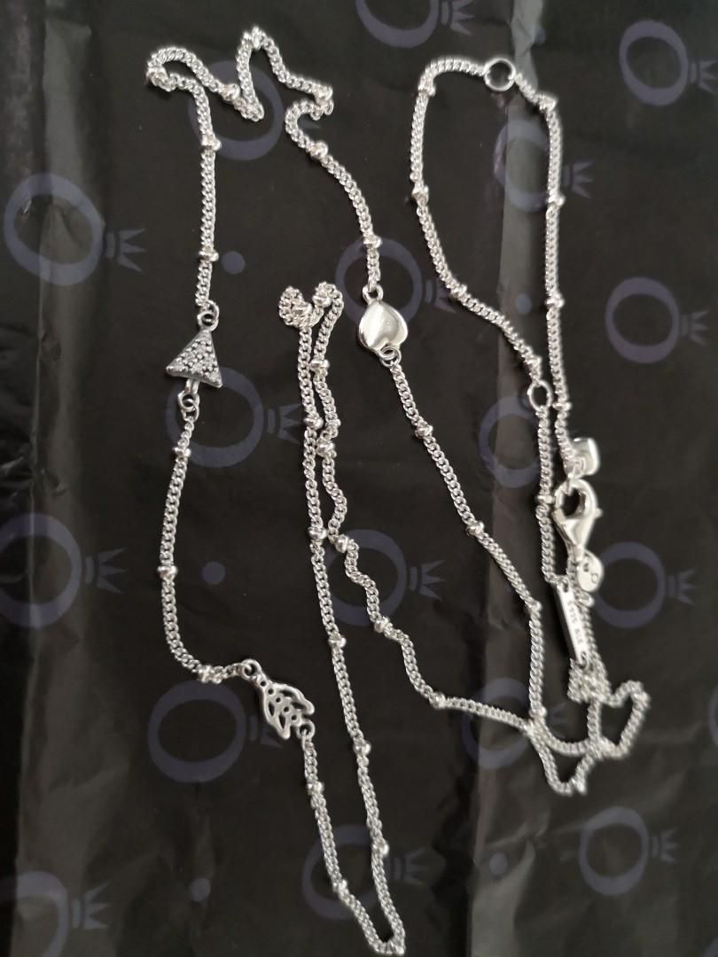 Pandora Sparkling Arrow Necklace, Women's Fashion, Jewellery Throughout 2019 Sparkling Arrow Necklaces (View 4 of 25)