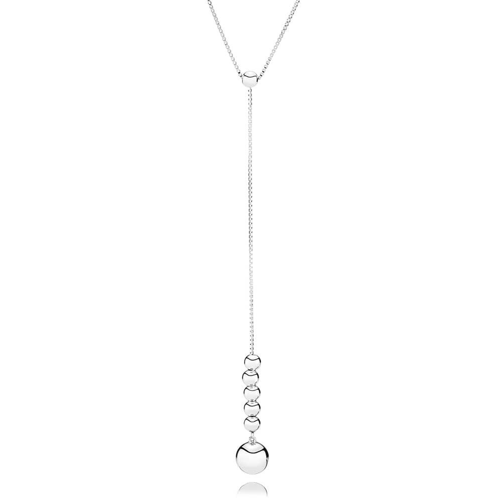 Pandora String Of Beads Necklace 397750 Regarding 2019 Pandora Moments Medium O Pendant Necklaces (View 12 of 25)