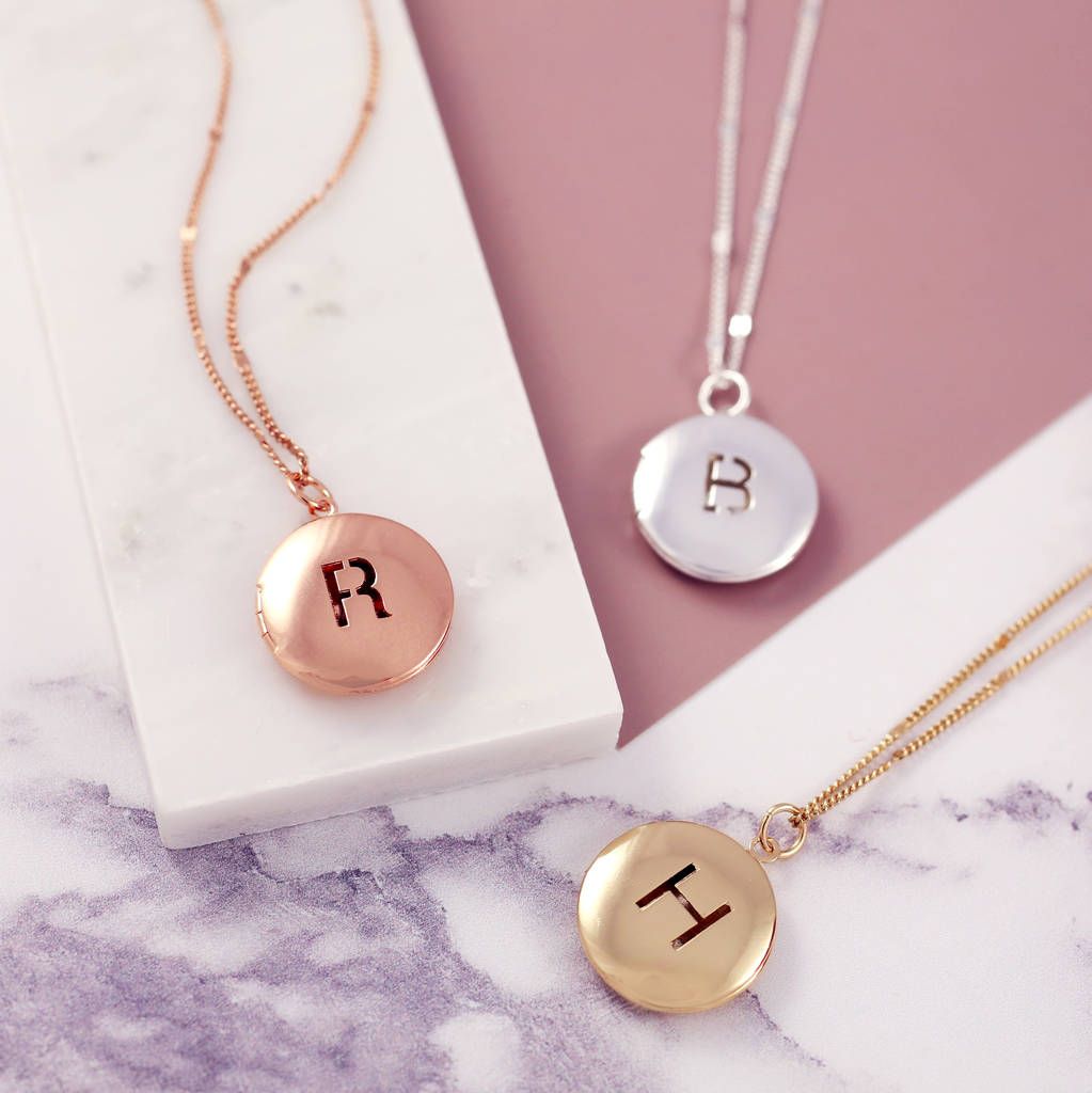 Personalised Letter Locket Necklace In 2020 Letter Y Alphabet Locket Element Necklaces (View 9 of 25)