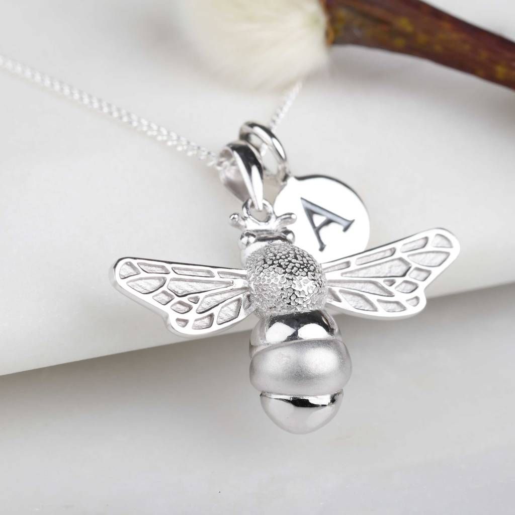 Personalised Queen Bee Necklace With Regard To Most Recent Queen Bee Pendant Necklaces (View 25 of 25)