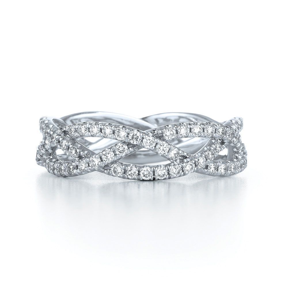 Pin On My Style Within 2019 Diamond Braid Anniversary Bands In White Gold (View 9 of 25)