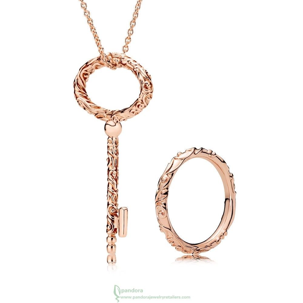 Promo Pandora The Autumn Collection | Pandora Shine & Silver With 2020 Regal Key Pendant Necklaces (View 24 of 25)