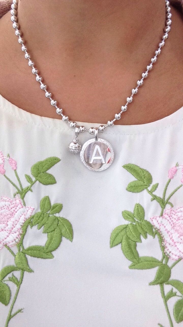 Rebecca My World Alphabet Necklace | Silver | Letter A Pendant In Most Recent Letter C Alphabet Locket Element Necklaces (View 5 of 25)