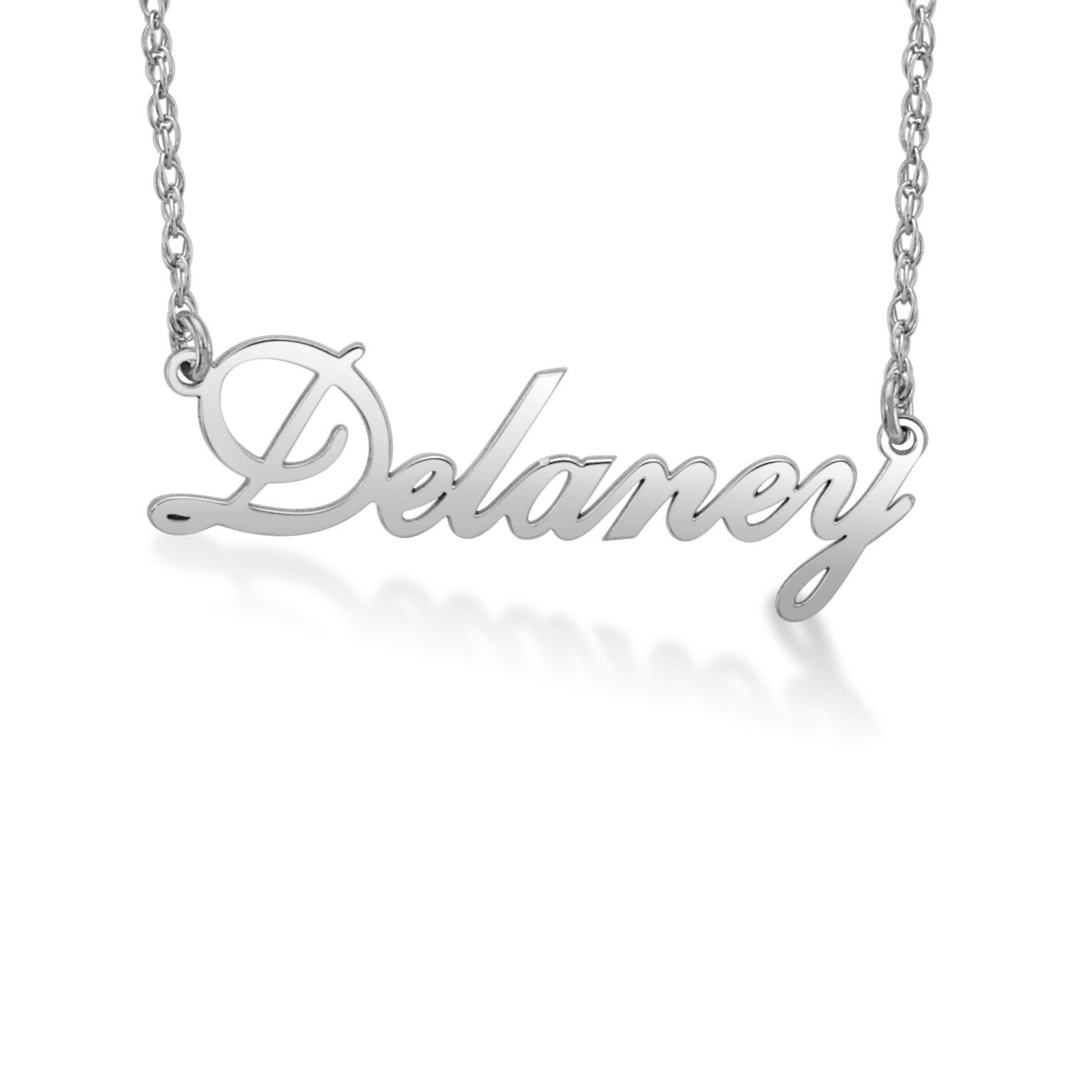 Script Name Necklace (1 Line)|zales With Regard To Most Up To Date Loved Script Necklaces (View 6 of 25)