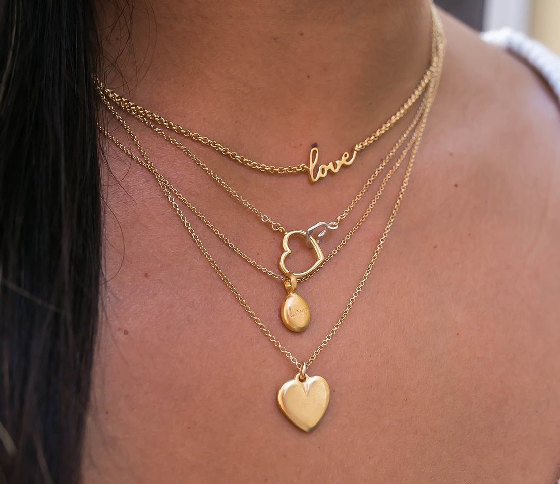 Shop All Necklaces | Dogeared For Most Current Ampersand Alphabet Locket Element Necklaces (View 22 of 25)