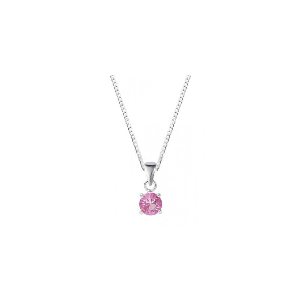 Silver October Birthstone Necklace With Swarovski Elements Throughout Most Popular Royal Green May Birthstone Locket Element Necklaces (View 4 of 25)