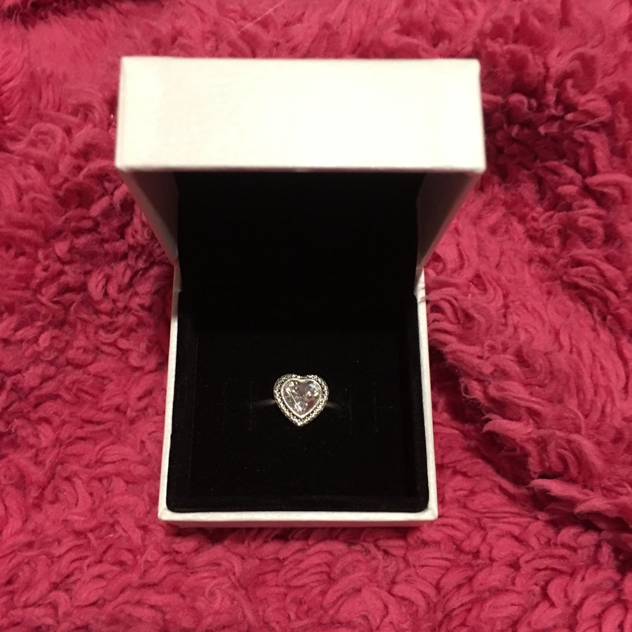 Sparkling Love Heart Ring, Pandora (View 9 of 25)