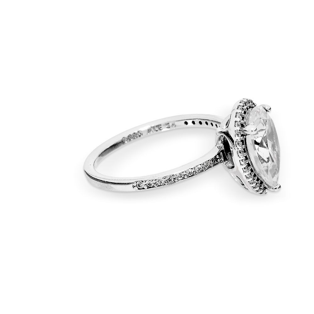 Sparkling Teardrop Halo Ring In Most Up To Date Sparkling Teardrop Halo Rings (View 9 of 25)