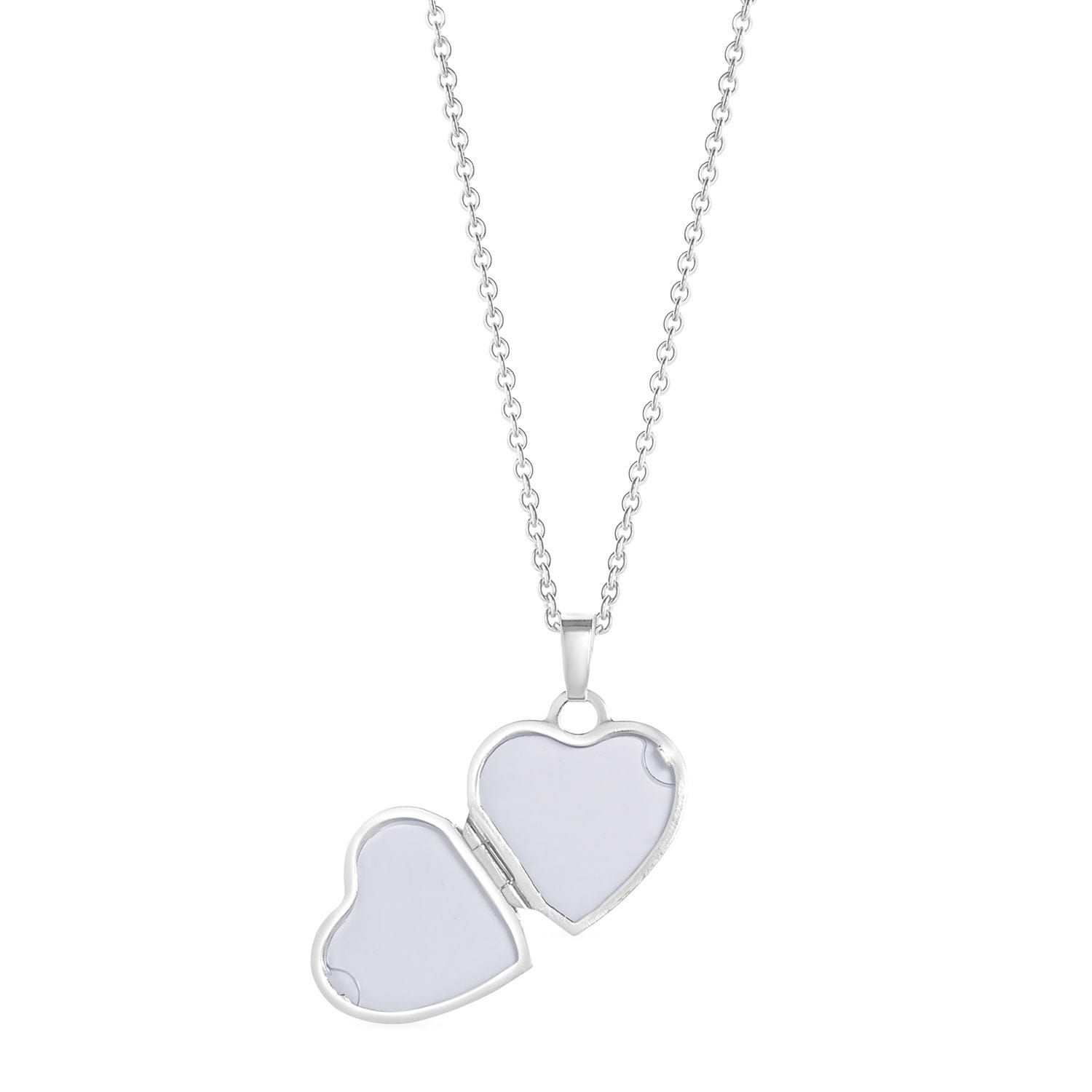 Sterling Silver Heart Small Leaf Engraved Locket Inside 2019 Interlocked Hearts Locket Element Necklaces (View 20 of 25)