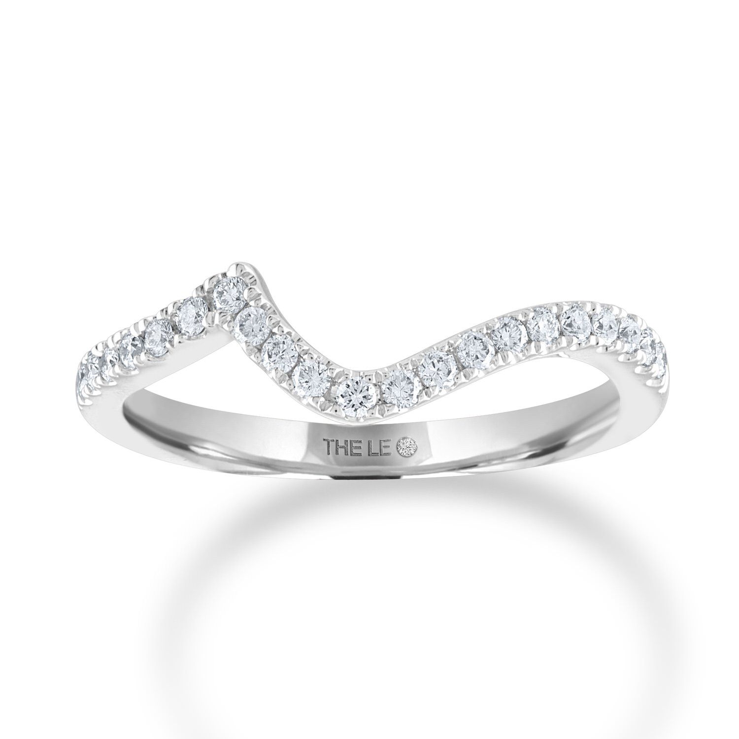 The Collection – The Leo Diamond In Best And Newest Certified Princess Cut Diamond Contour Anniversary Bands In White Gold (View 13 of 25)