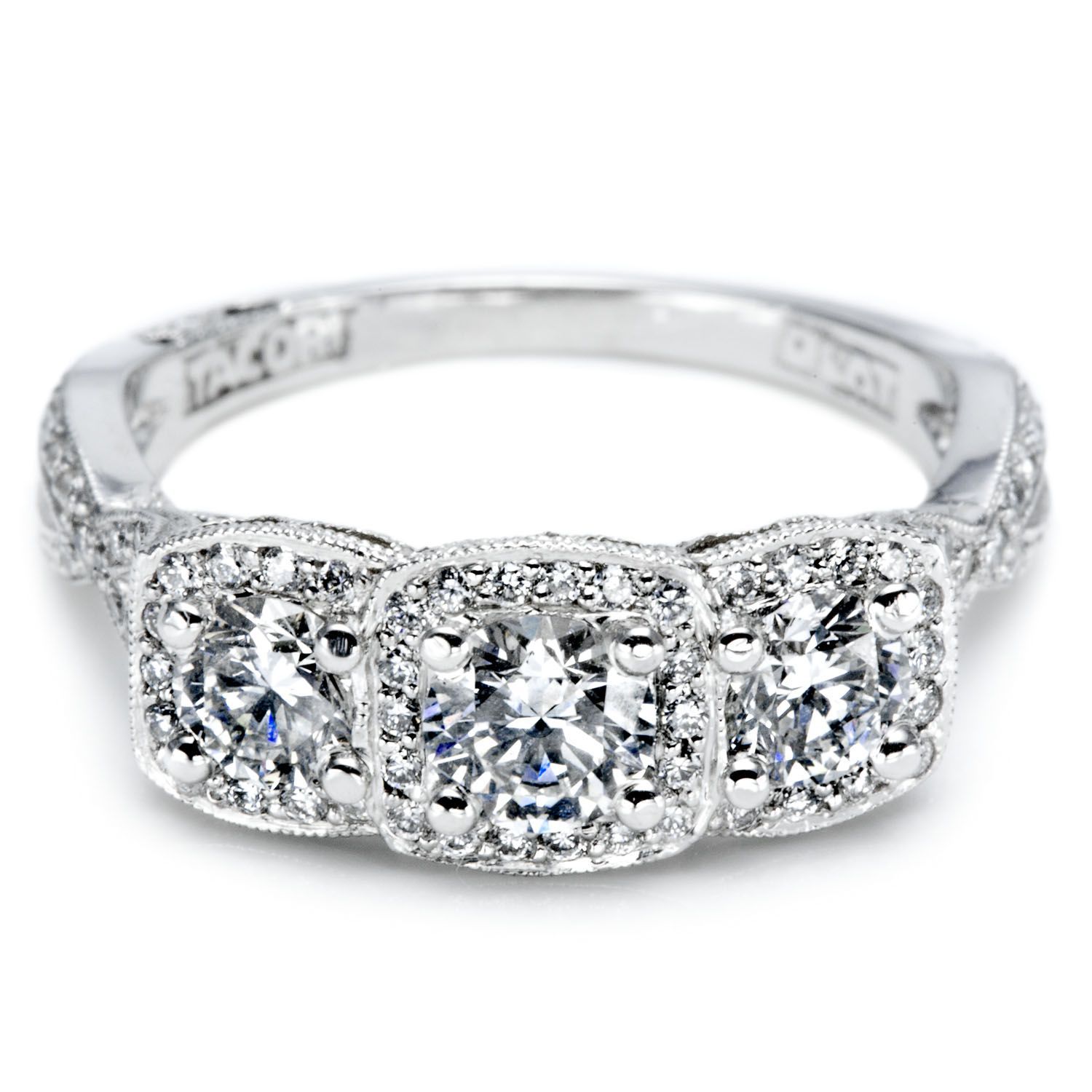 Unique Diamond Anniversary Rings | View Some Examples Of Inside Best And Newest Enhanced Blue Diamond Vintage Style Anniversary Bands In White Gold (View 11 of 25)