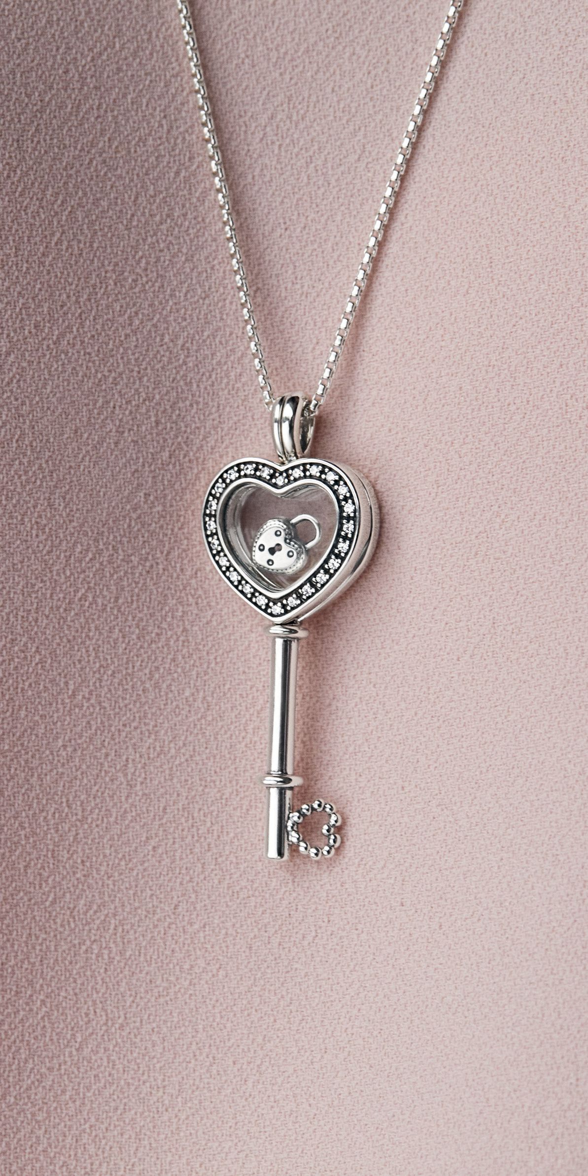 Valentine's Day Jewellery | Pandora In 2019 | Pandora Locket For Most Current Baby Blue Enamel Blue Heart Petite Locket Charm Necklaces (View 7 of 25)