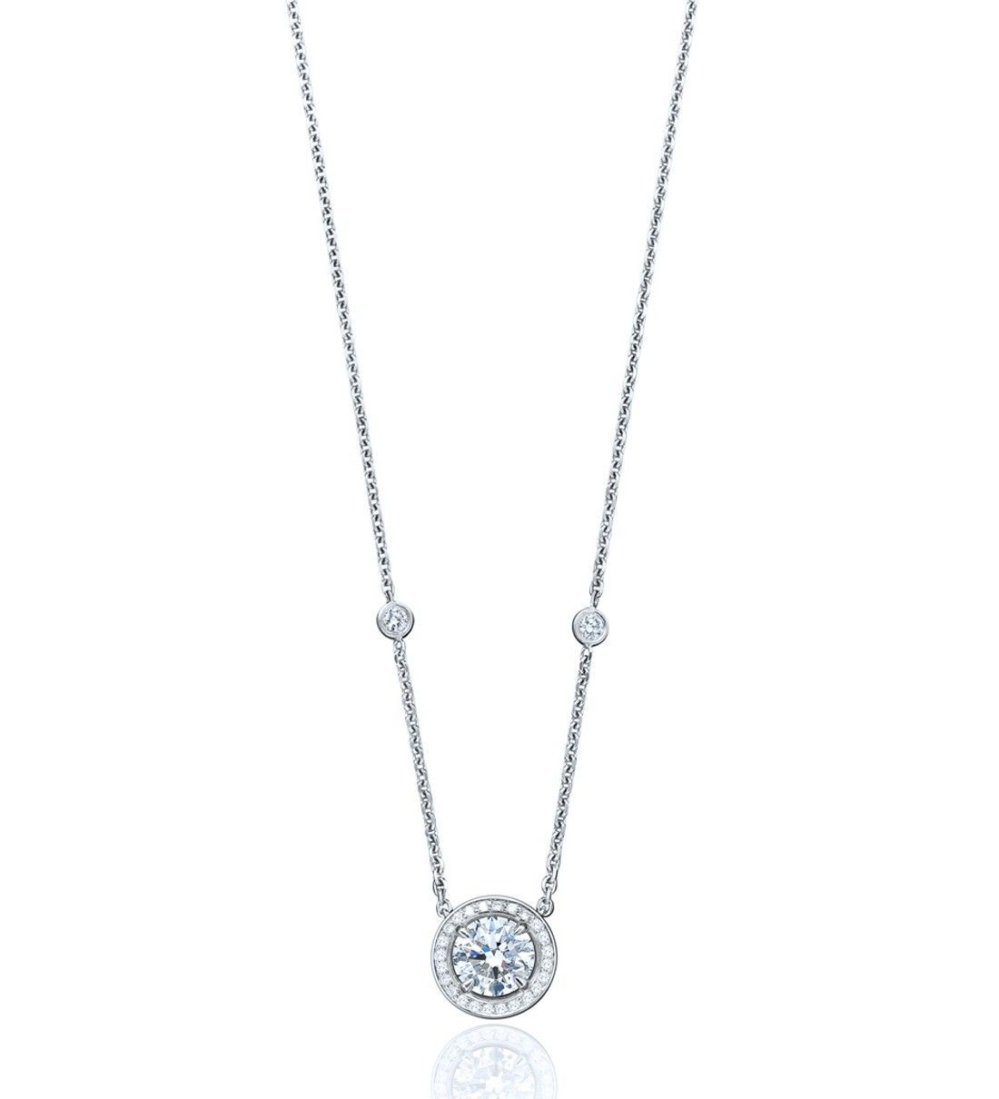 Vintage Classic Round Diamond Pendant – Boodles | Cocktail Rings Pertaining To 2020 Round Sparkle Halo Necklaces (View 24 of 25)