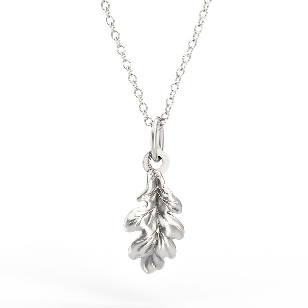 Watership Down – Sterling Silver Oak Leaf Necklace Set With Current Oak Leaf Necklaces (View 11 of 25)