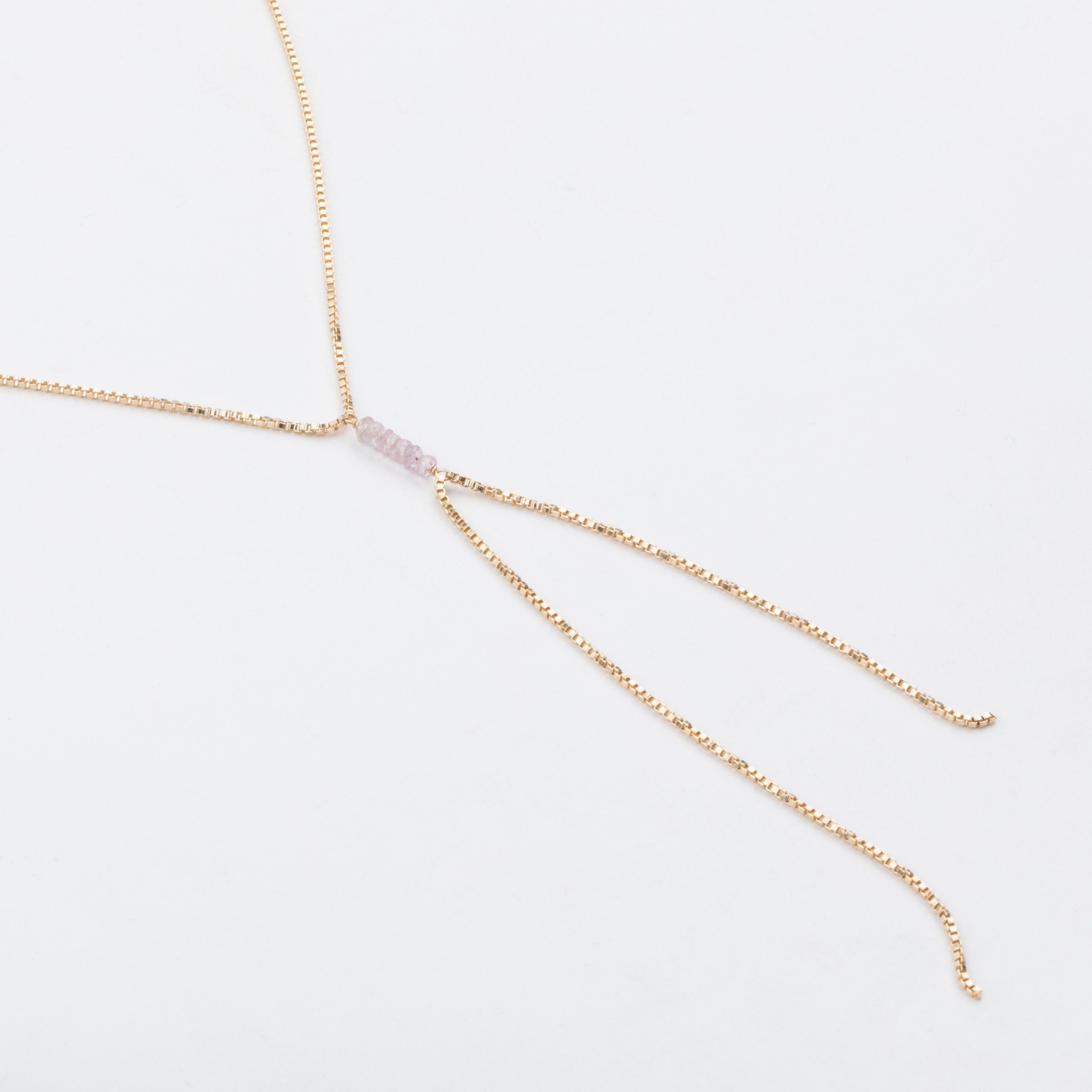 Bonbon Pink Sapphire Necklace In 2019 | Necklace | Sapphire Intended For Latest Lariat Pink Sapphire And Diamond Necklaces (View 9 of 25)