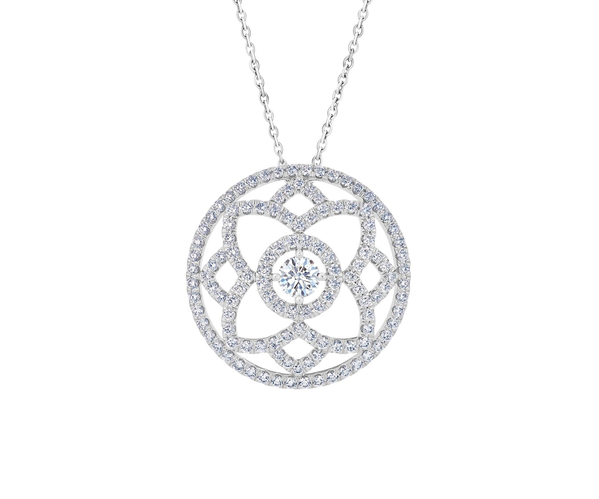 Diamond Necklaces & Pendants | De Beers For Recent Diamond Sautoir Necklaces In Platinum (View 20 of 25)