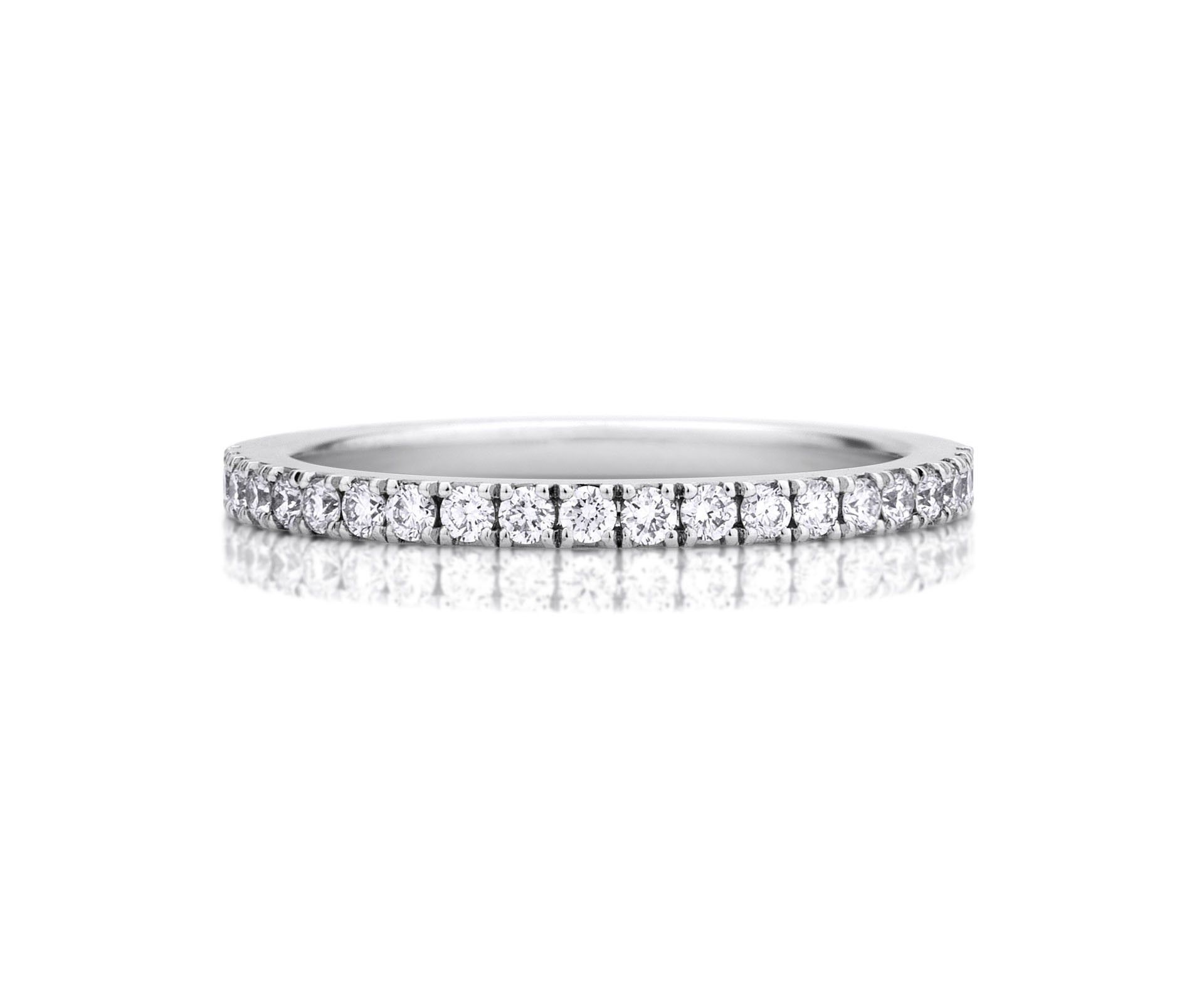 Diamond Wedding Bands | Wedding Rings For Women | De Beers Throughout Best And Newest Micropavé Diamond Large Wedding Bands (View 21 of 25)