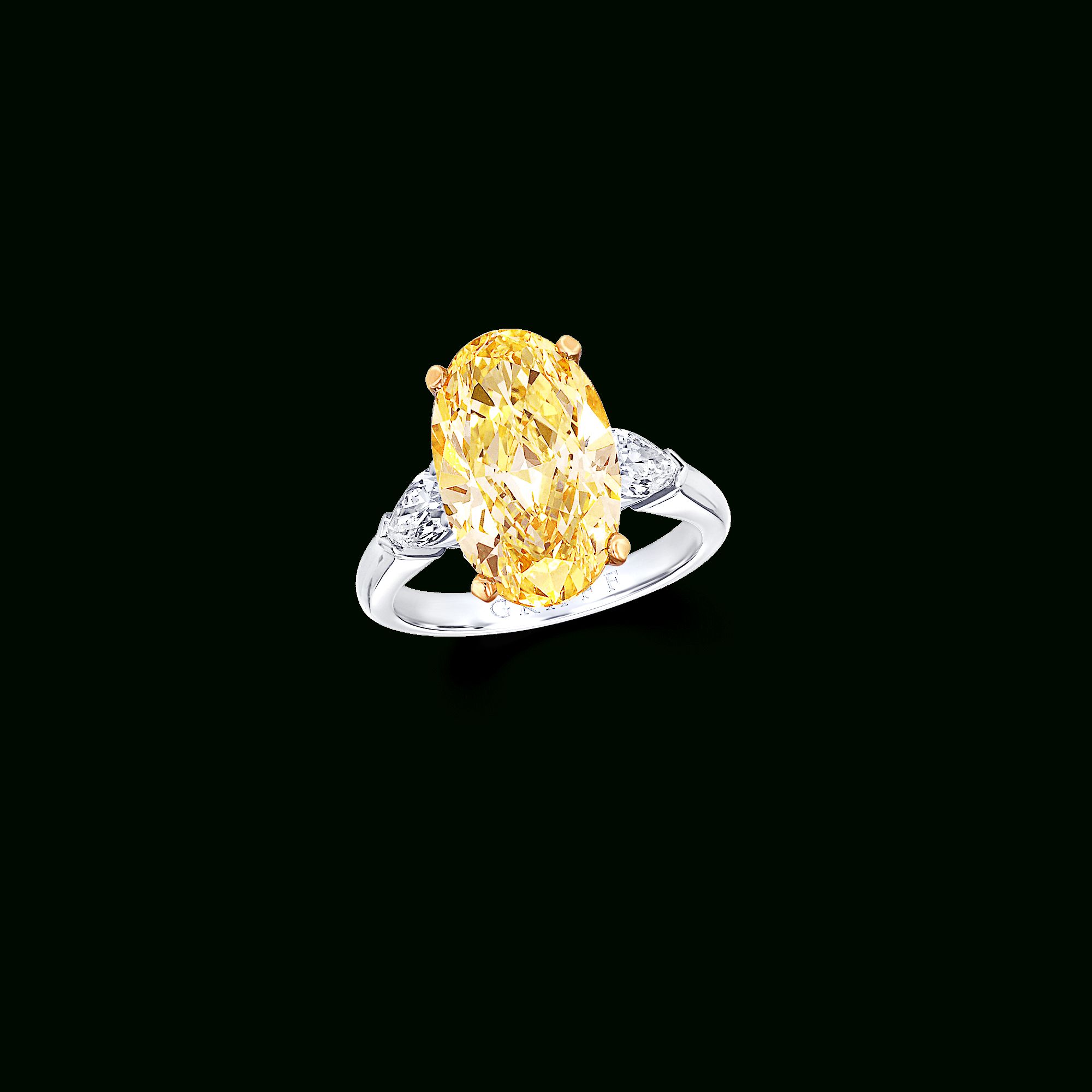 Featured Photo of 25 Best Ideas Oval-shaped Yellow Diamond Rings